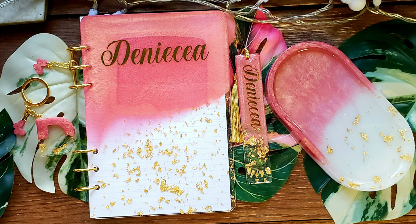 Personalized resin Gift Set / bridesmaids gift sets/ Gift sets