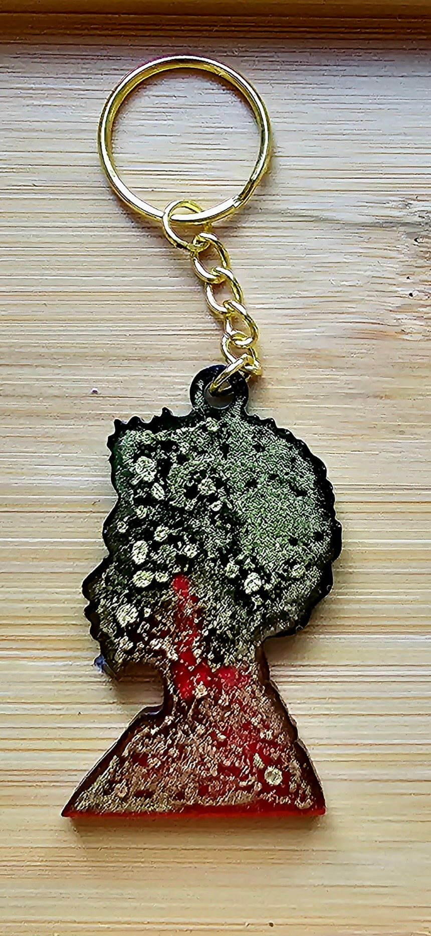 Afro queen keychain/ Africa keychain/Afro king keychain
