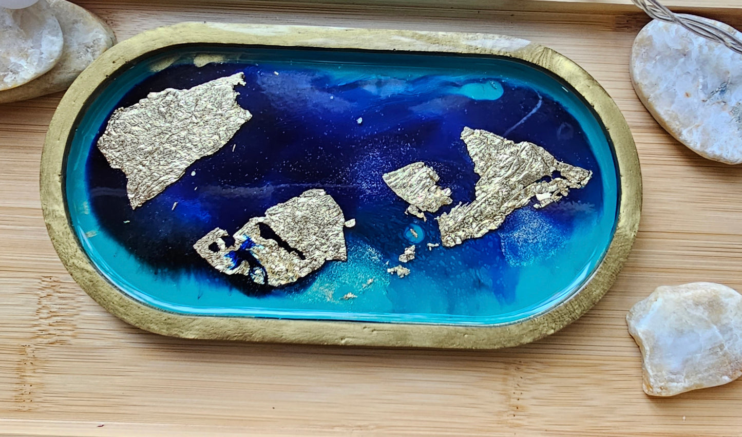 Jewelry trinket tray/ oval tray/ vanity tray/ change tray/flower trays/ Catchall tray