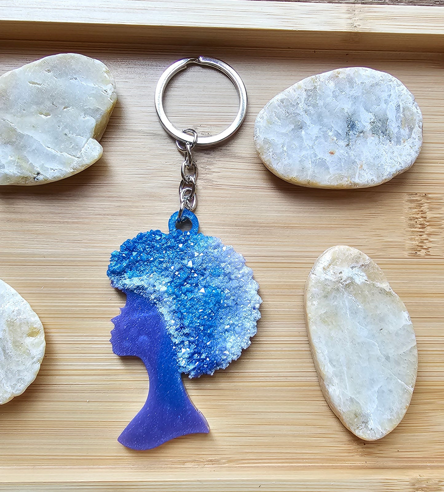 Afro queen keychain/ Africa keychain/Afro king keychain