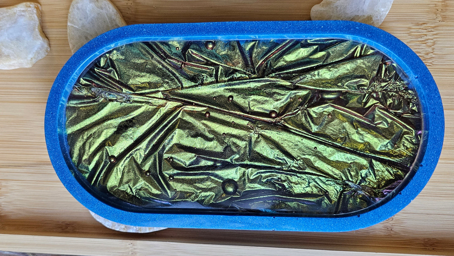 Jewelry trinket tray/ oval tray/ vanity tray/ change tray/flower trays/ Catchall tray