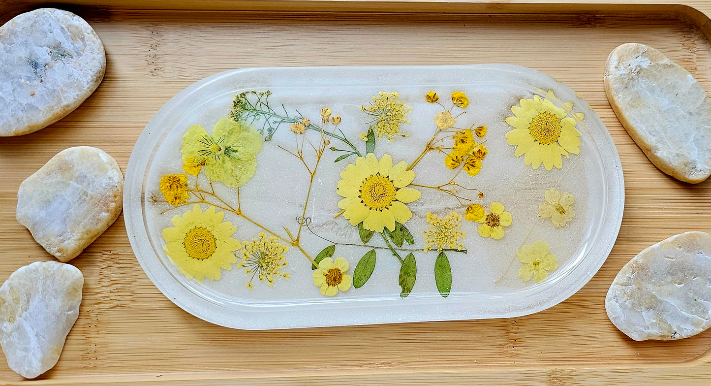 Jewelry trinket tray/ oval tray/ vanity tray/ change tray/flower trays/ Catchall tray