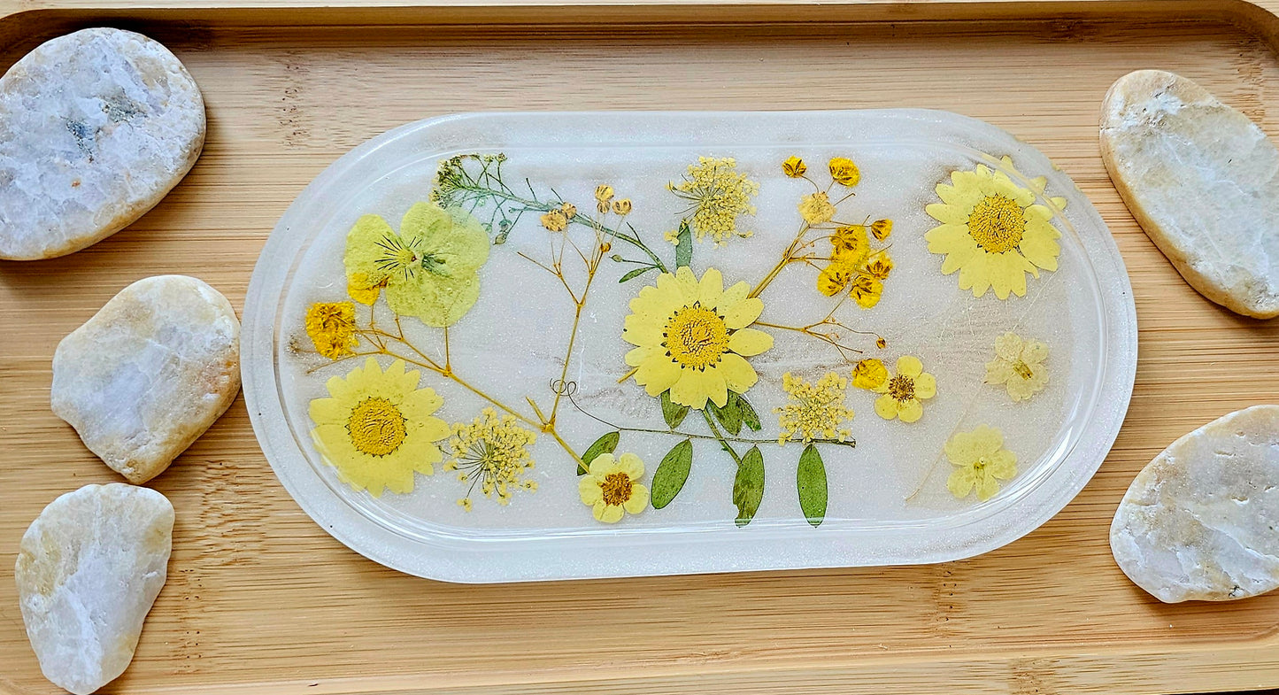 Jewelry trinket tray/ oval tray/ vanity tray/ change tray/flower trays/ Catchall tray