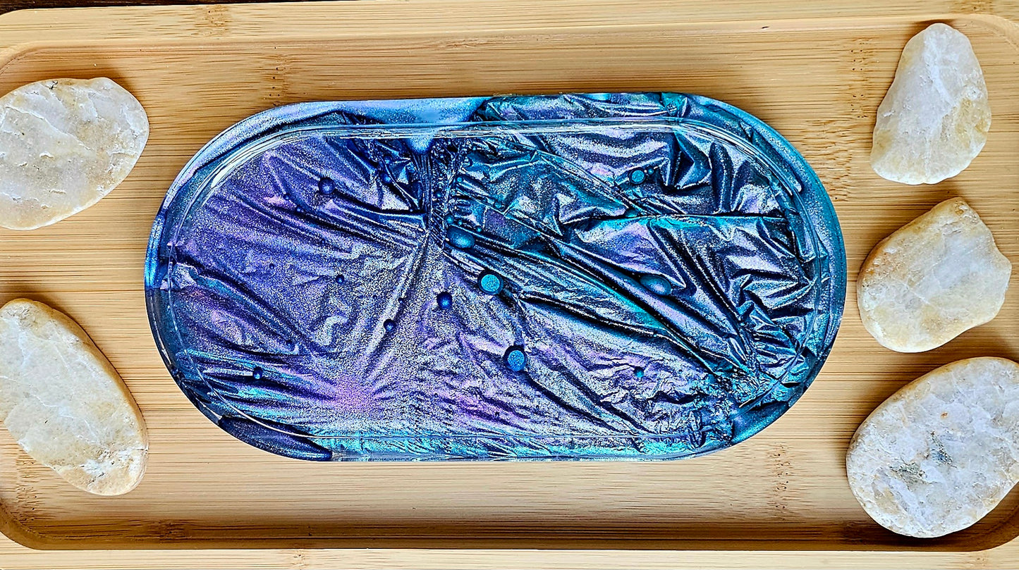 Jewelry trinket tray/ oval tray/ vanity tray/ change tray/flower trays/ Catchall tray
