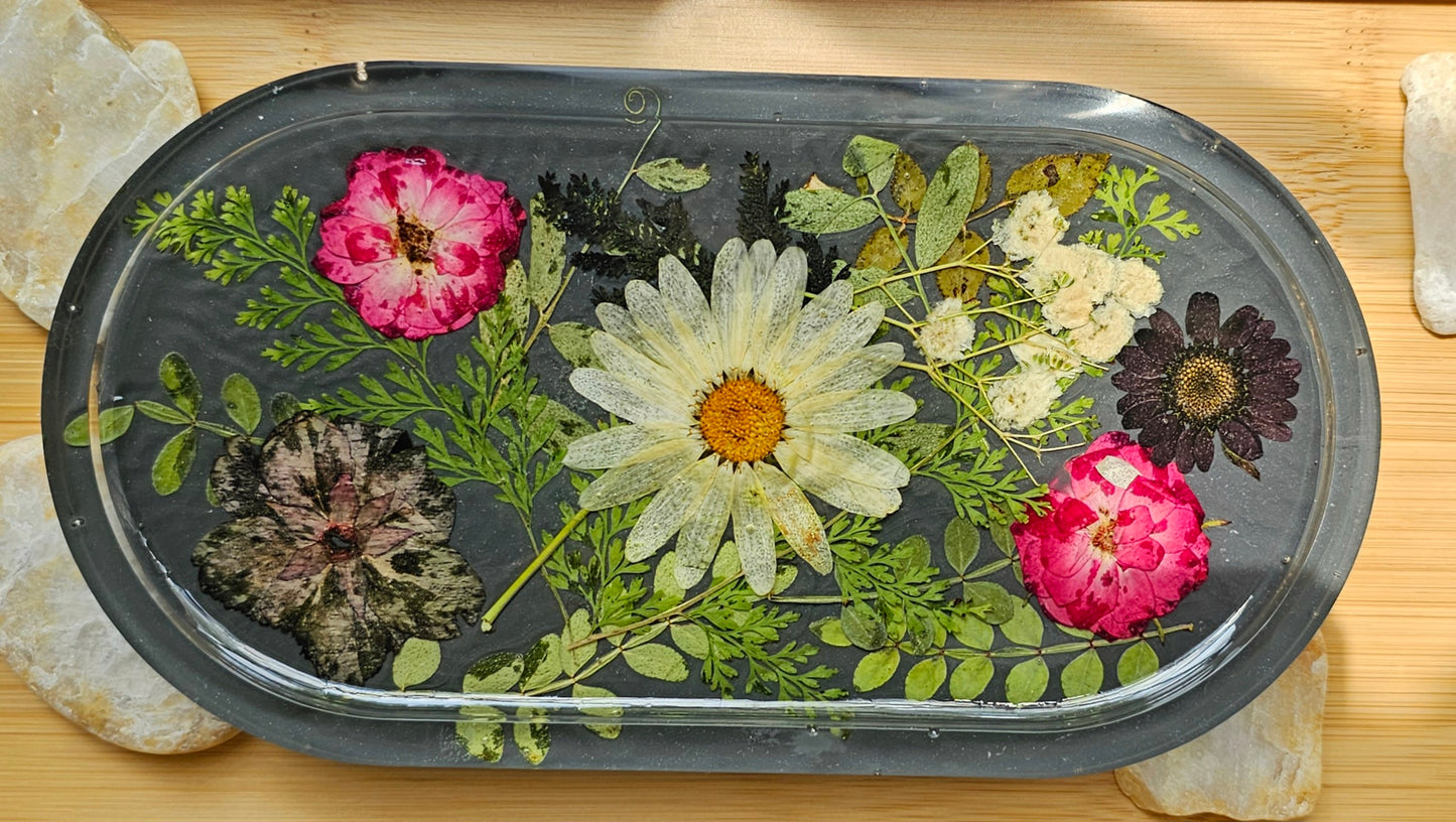 Jewelry trinket tray/ oval tray/ vanity tray/ change tray/flower trays/ Catchall tray