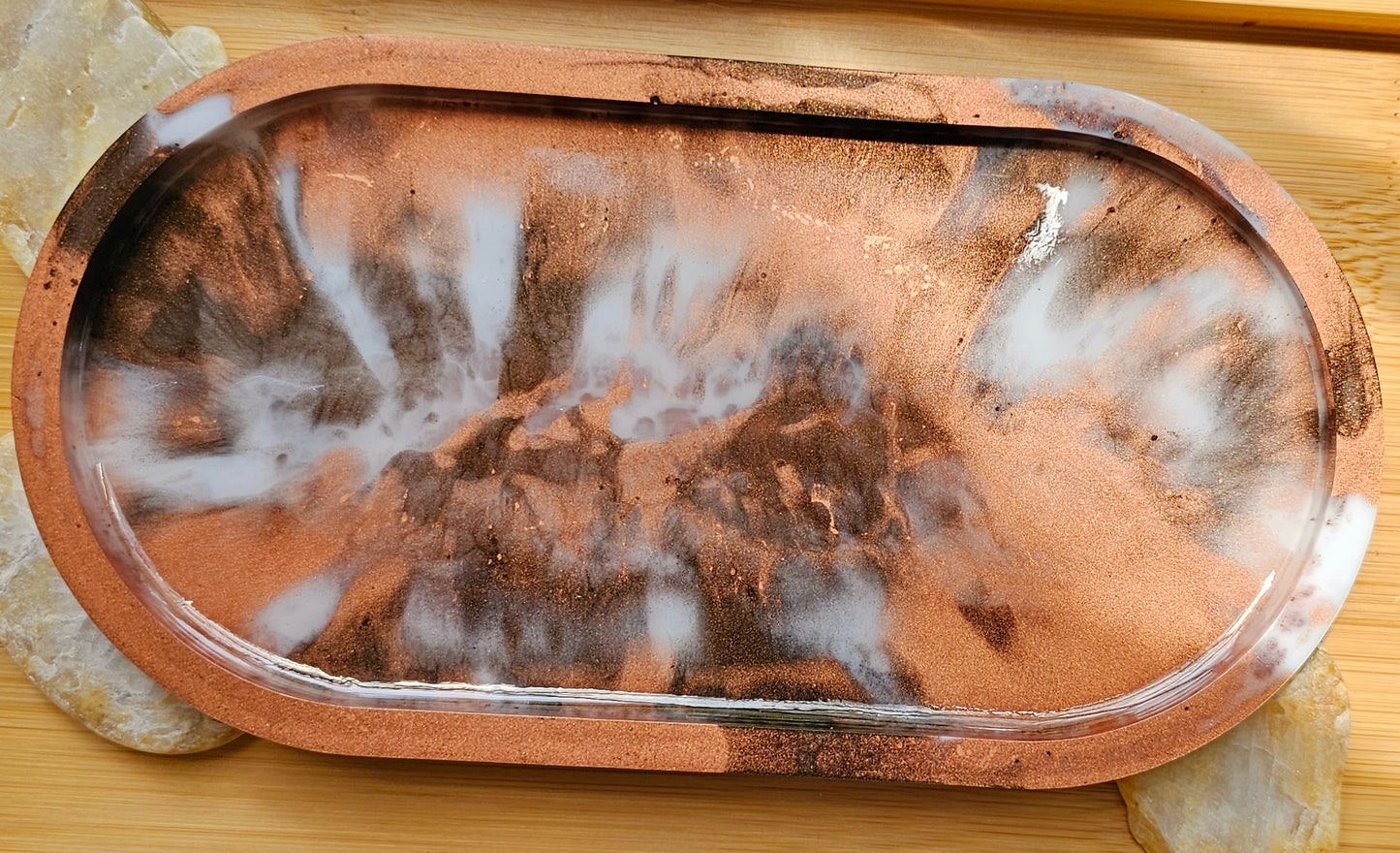 Jewelry trinket tray/ oval tray/ vanity tray/ change tray/flower trays/ Catchall tray