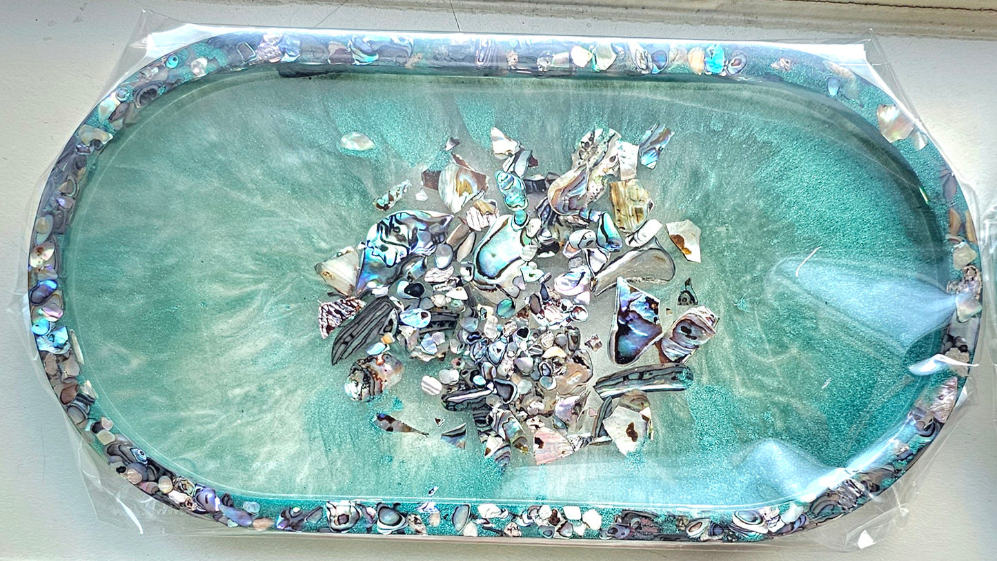 Jewelry trinket tray/ oval tray/ vanity tray/ change tray/flower trays/ Catchall tray