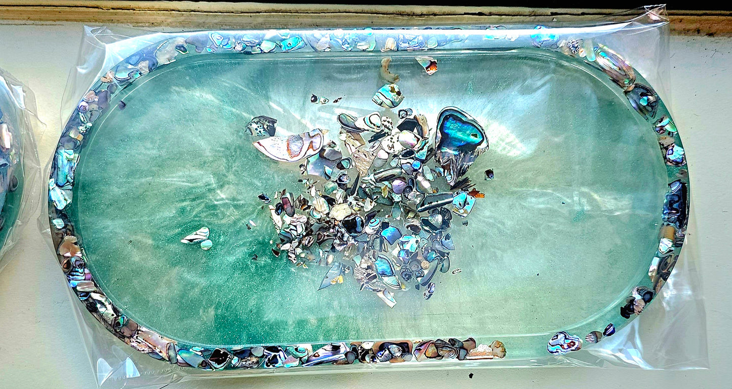 Jewelry trinket tray/ oval tray/ vanity tray/ change tray/flower trays/ Catchall tray