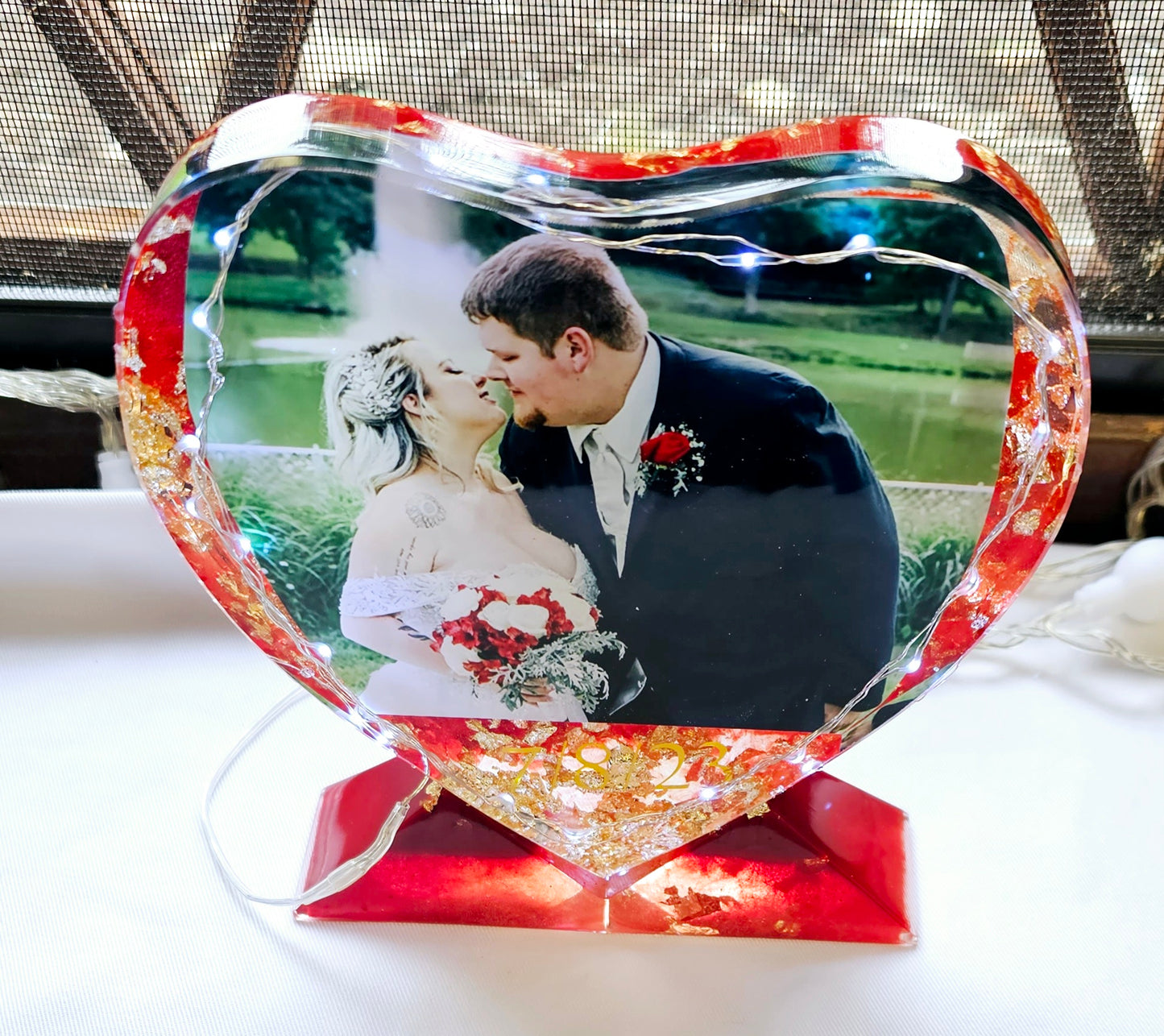 Personalized photo frame/ Memorial photo frame/keepsake/gift