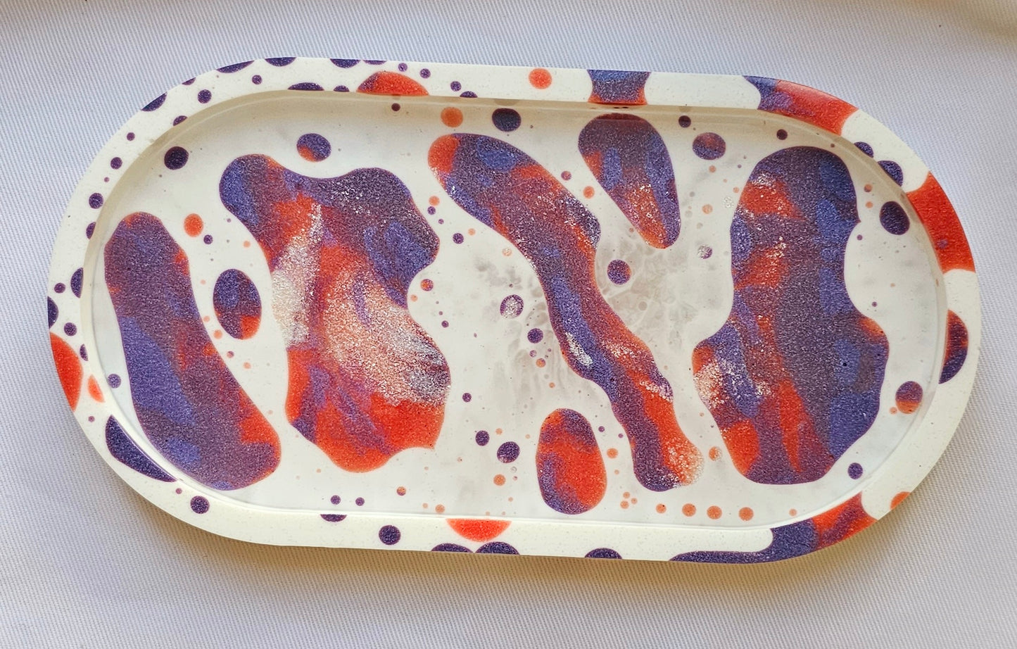 Jewelry trinket tray/ oval tray/ vanity tray/ change tray/flower trays/ Catchall tray