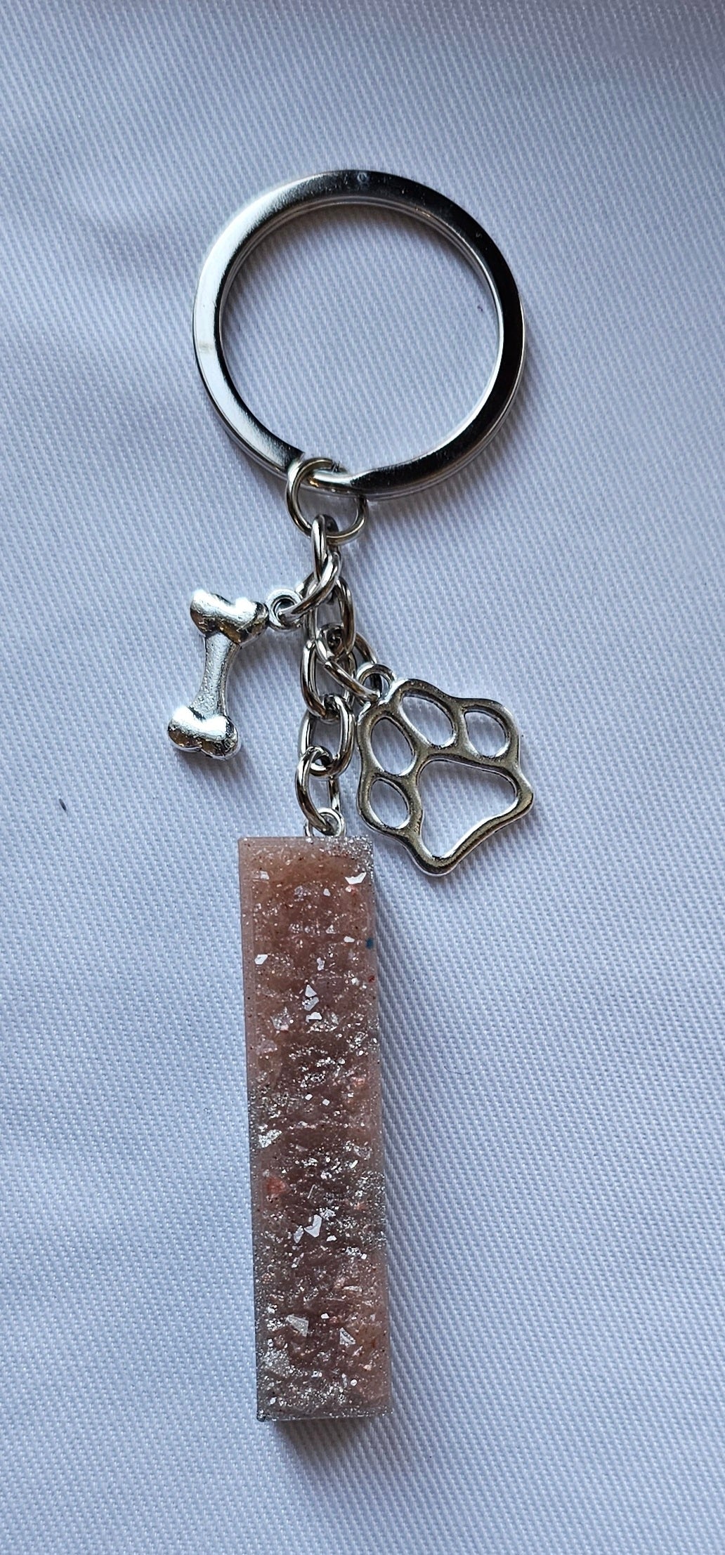 Druzy keychain Letter/ crystal letter keychain/ resin Keychain