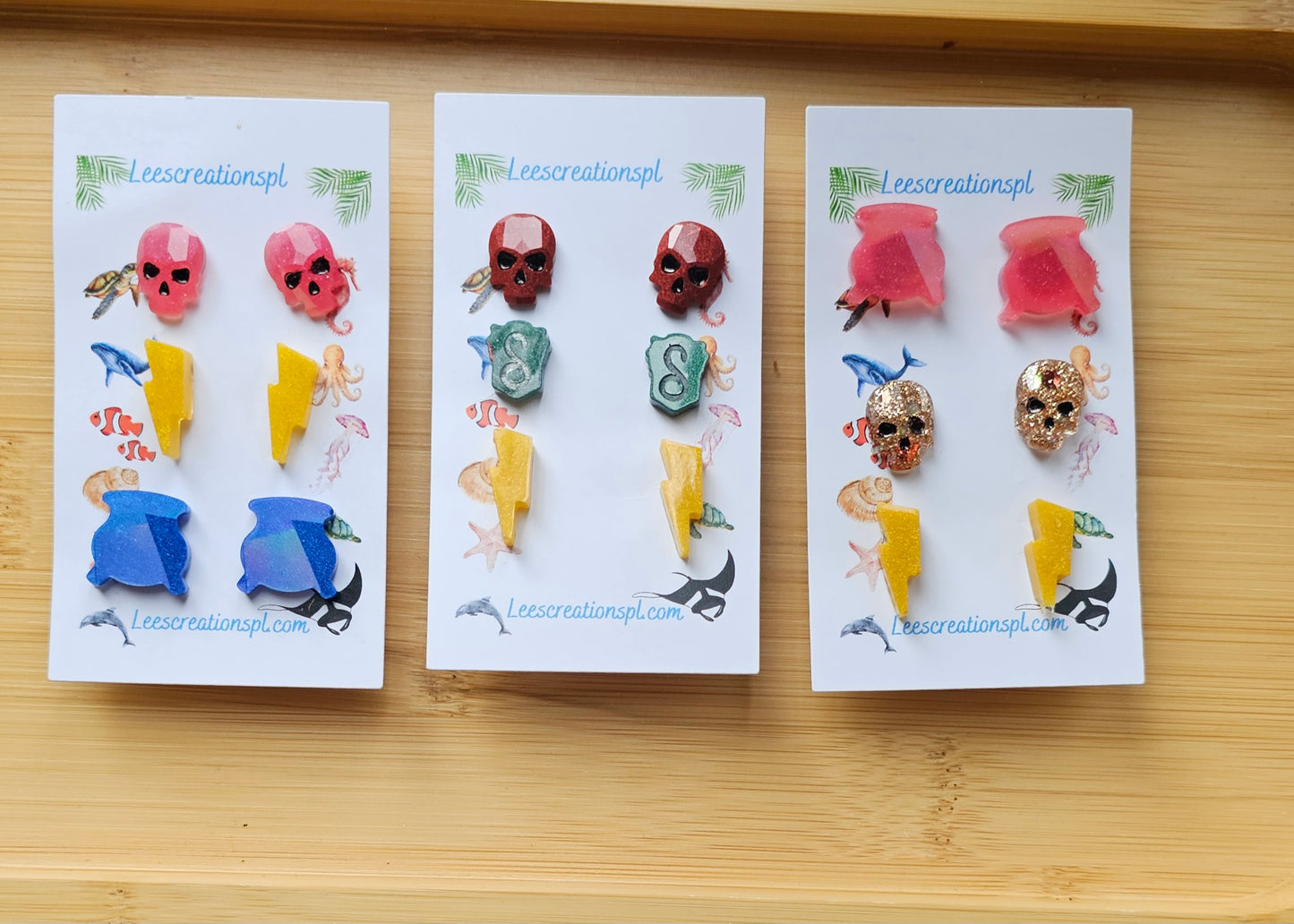 Harry Potter earring sets