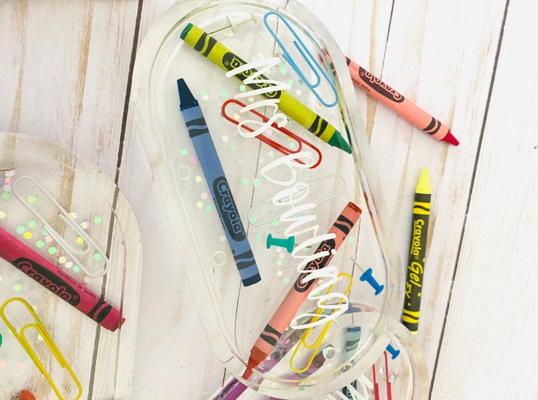 Teacher Appreciation Gift, Teacher Catch All Tray, Personalized Teacher Present