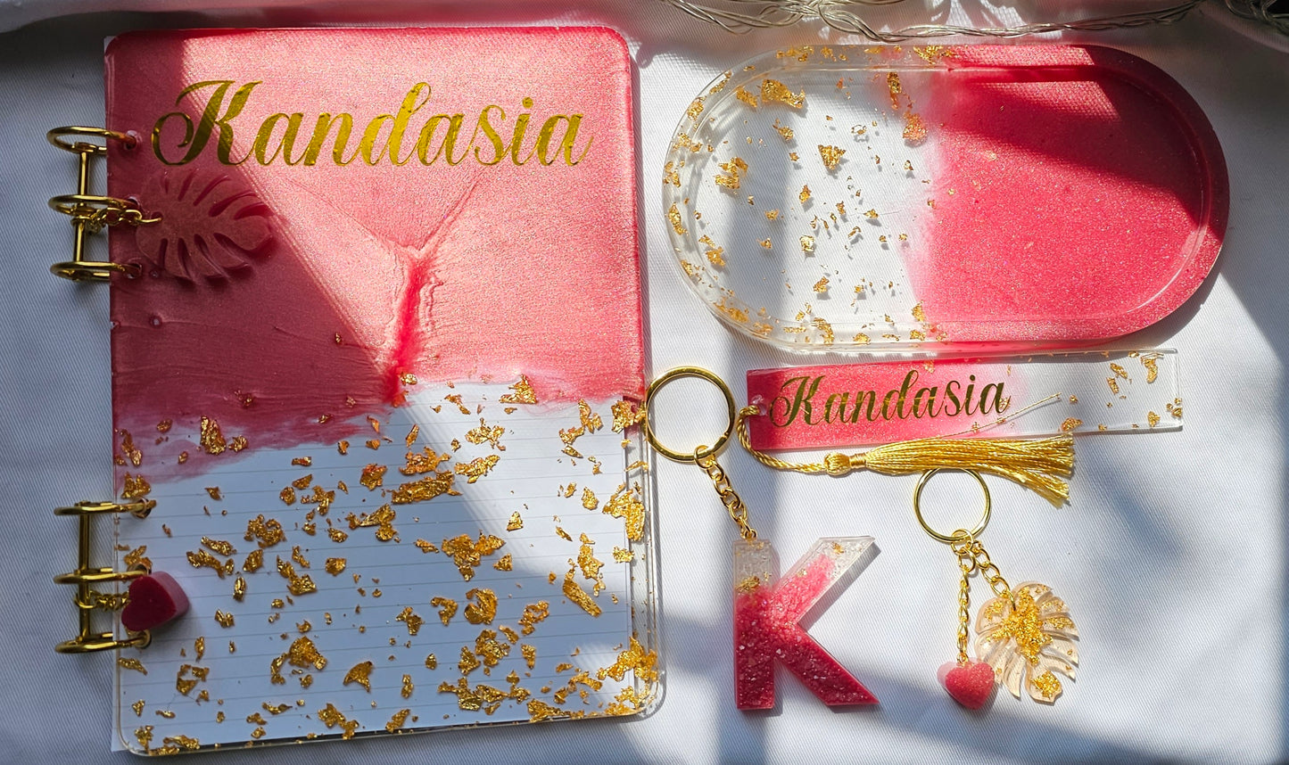 Personalized resin Gift Set / bridesmaids gift sets/ Gift sets