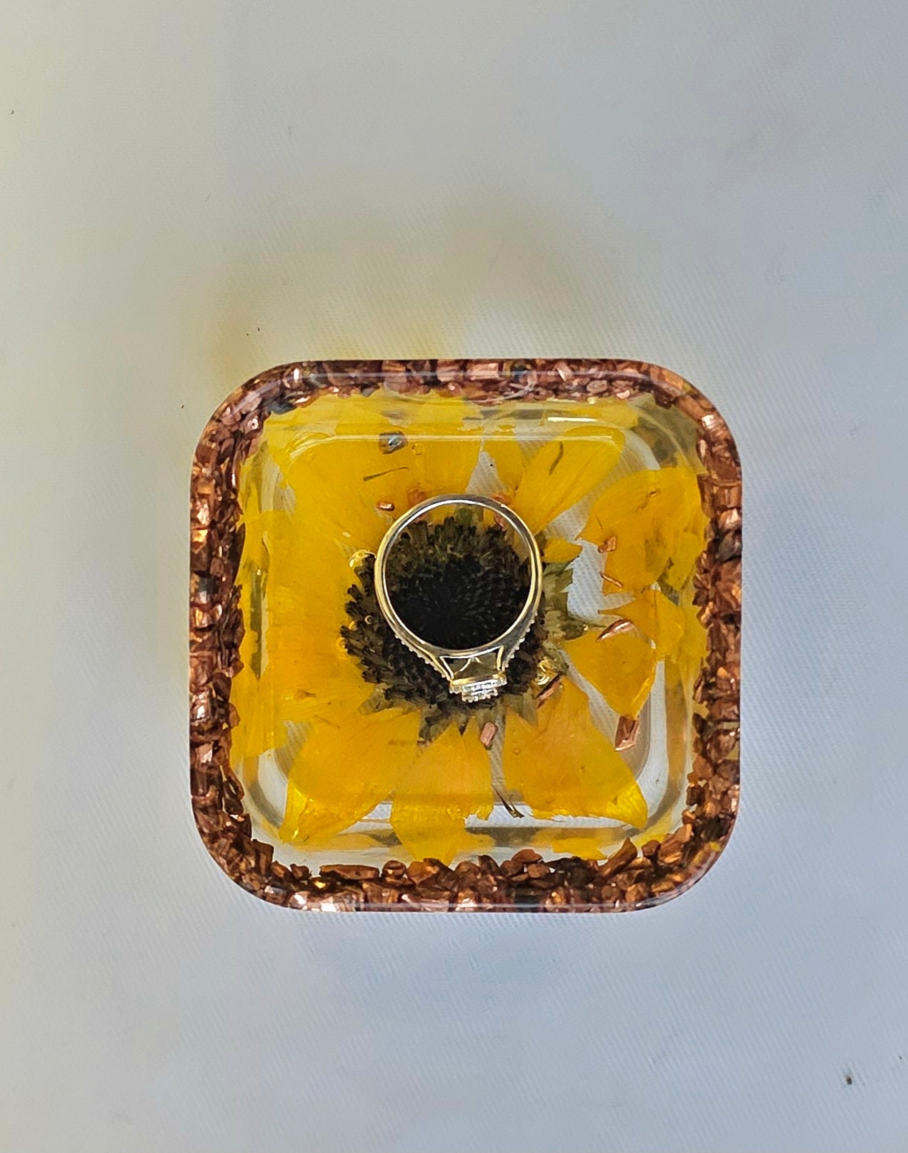 Floral Ring Dish/trinket tray
