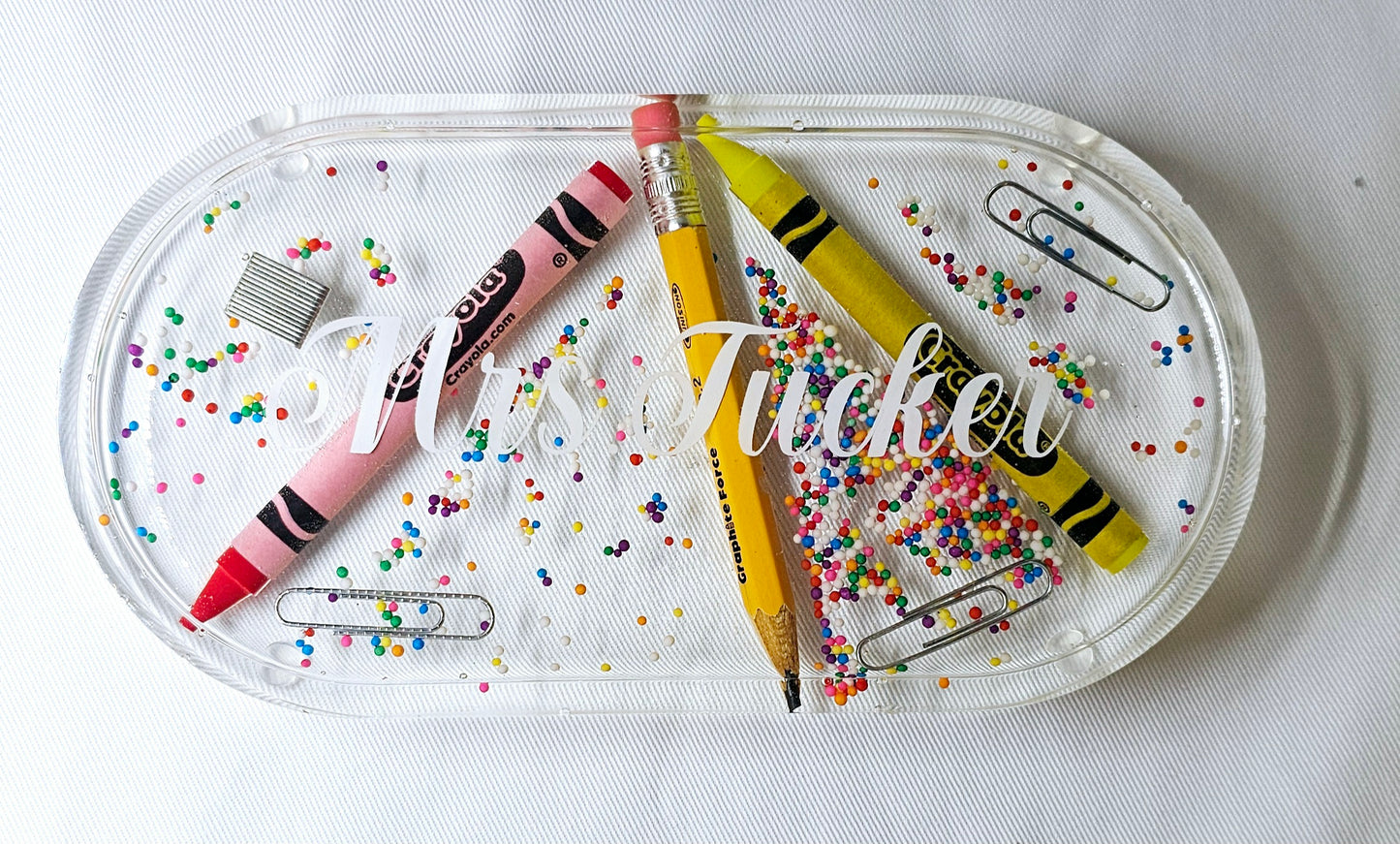 Teacher Appreciation Gift, Teacher Catch All Tray, Personalized Teacher Present