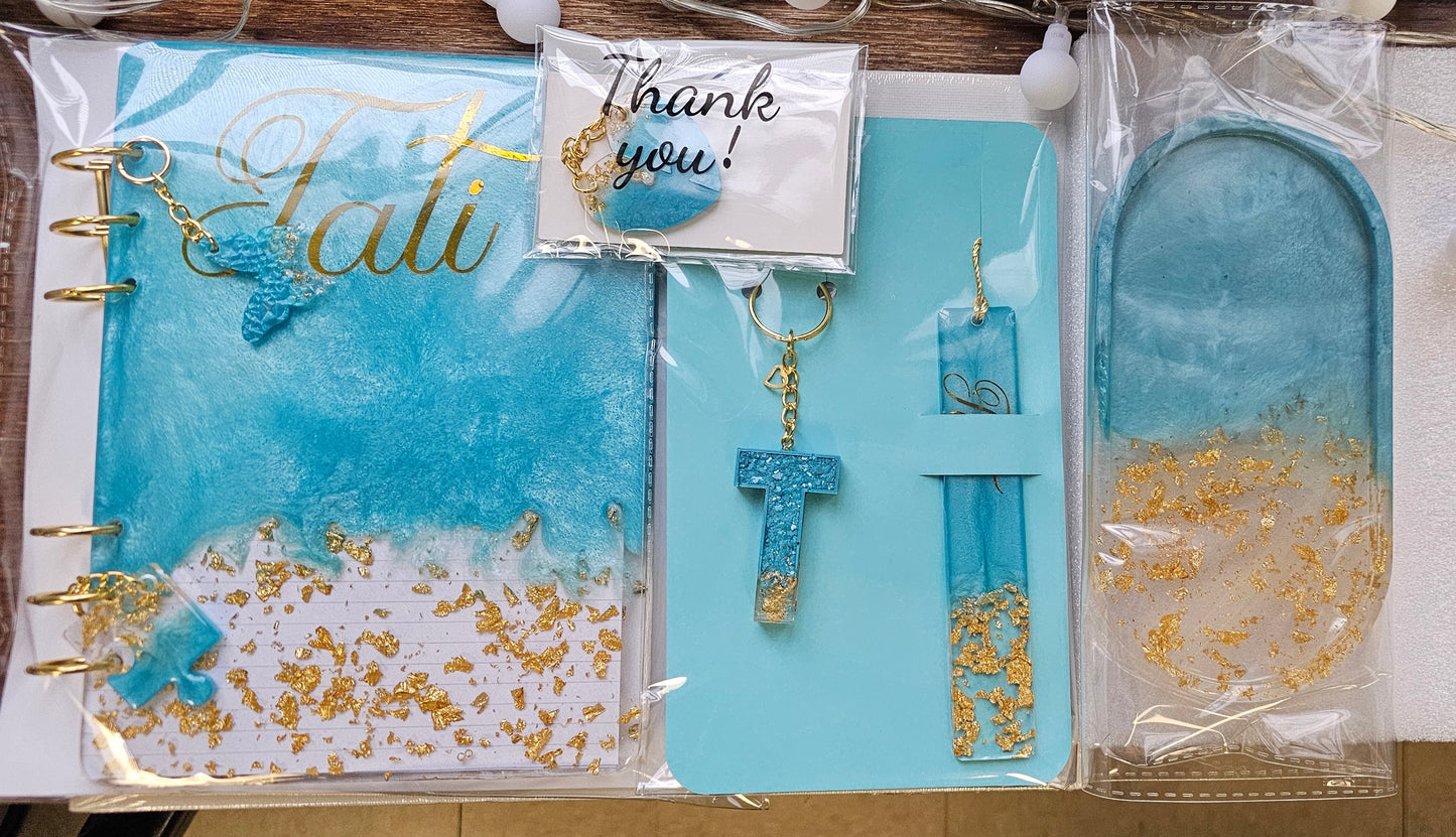 Personalized resin Gift Set / bridesmaids gift sets/ Gift sets