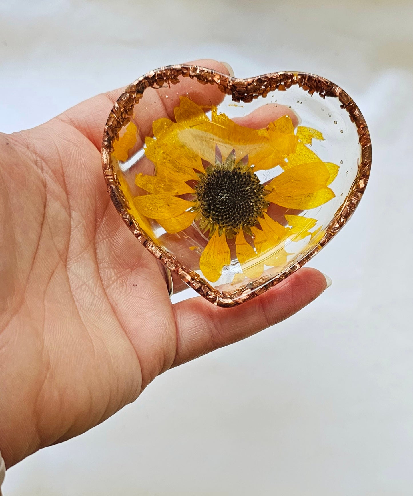 Floral Ring Dish/trinket tray