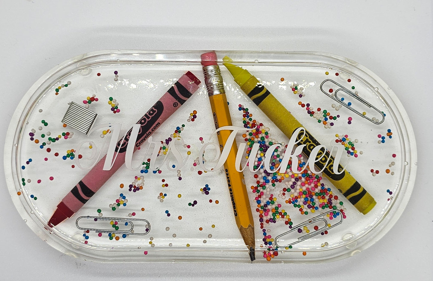 Teacher Appreciation Gift, Teacher Catch All Tray, Personalized Teacher Present