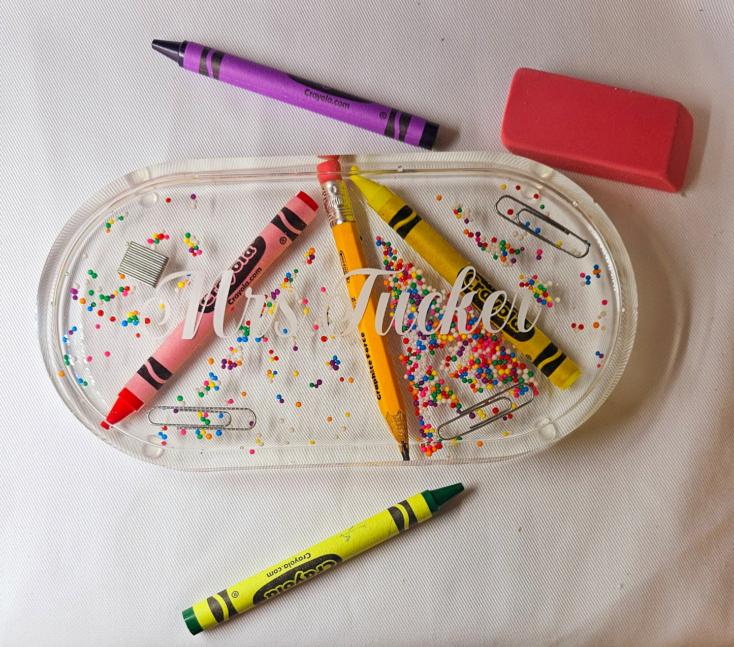 Teacher Appreciation Gift, Teacher Catch All Tray, Personalized Teacher Present