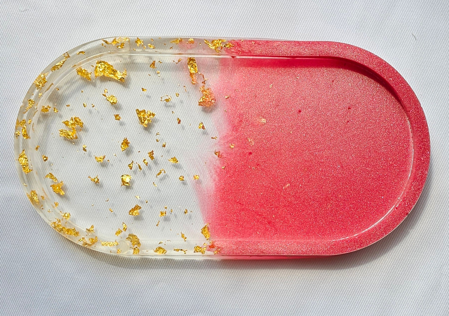 Jewelry trinket tray/ oval tray/ vanity tray/ change tray/flower trays/ Catchall tray