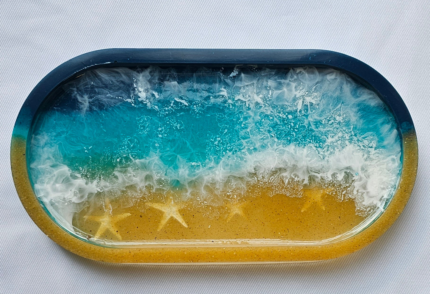 Jewelry trinket tray/ oval tray/ vanity tray/ change tray/flower trays/ Catchall tray