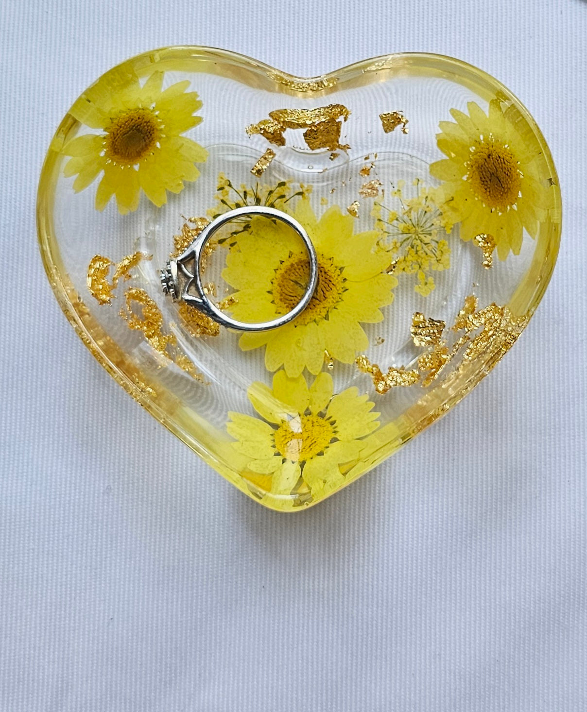 Floral Ring Dish/trinket tray