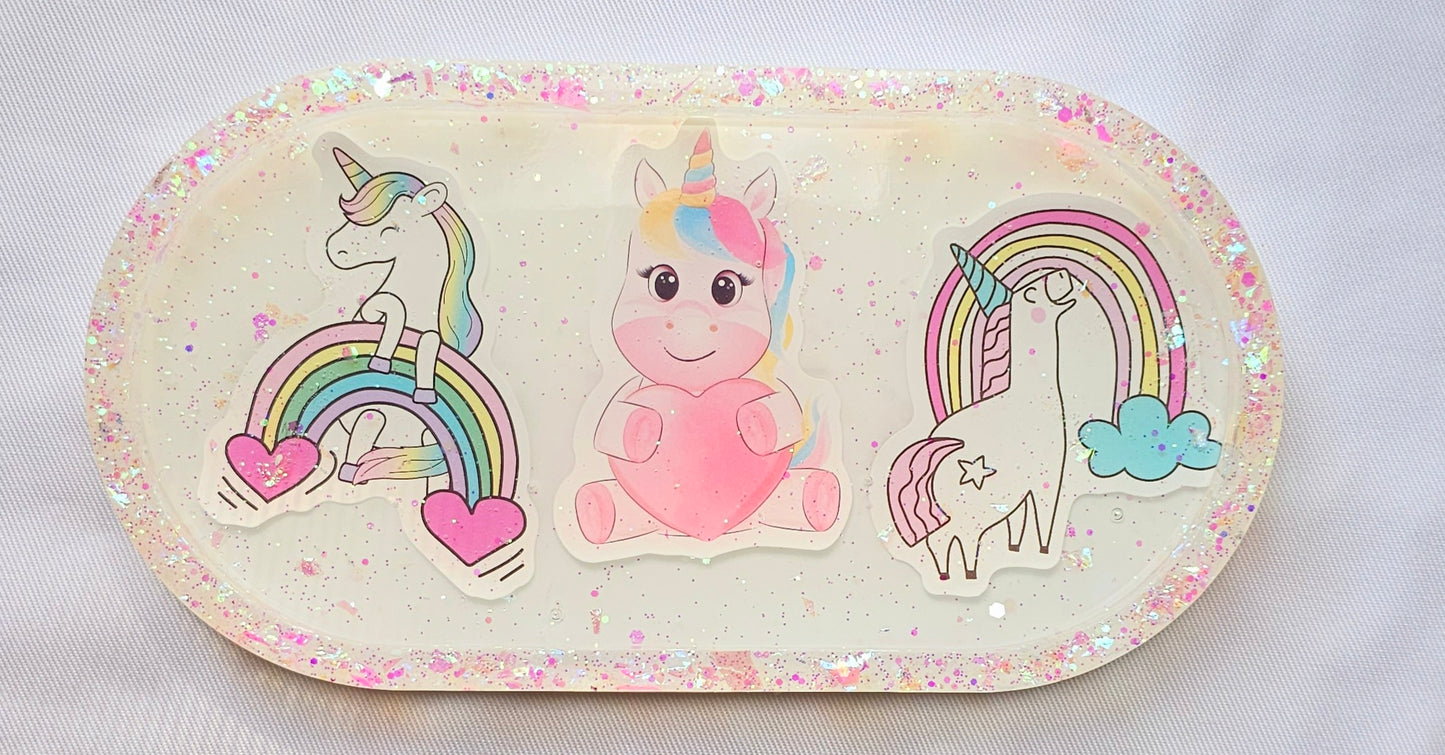 Jewelry trinket tray/ oval tray/ vanity tray/ change tray/flower trays/ Catchall tray