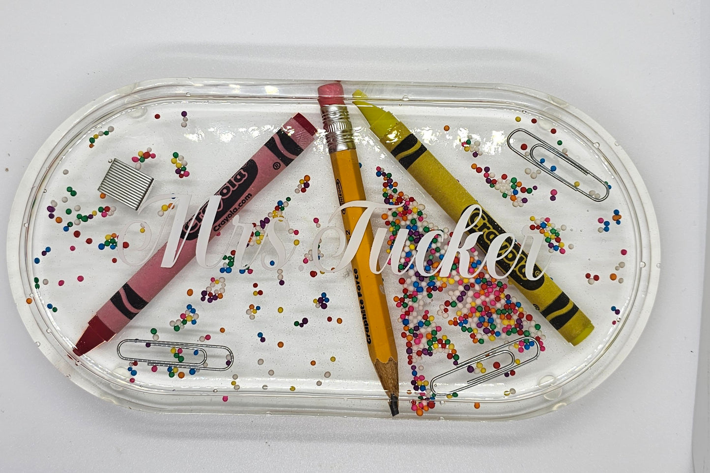 Teacher Appreciation Gift, Teacher Catch All Tray, Personalized Teacher Present
