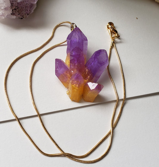 Crystal Cluster Necklace
