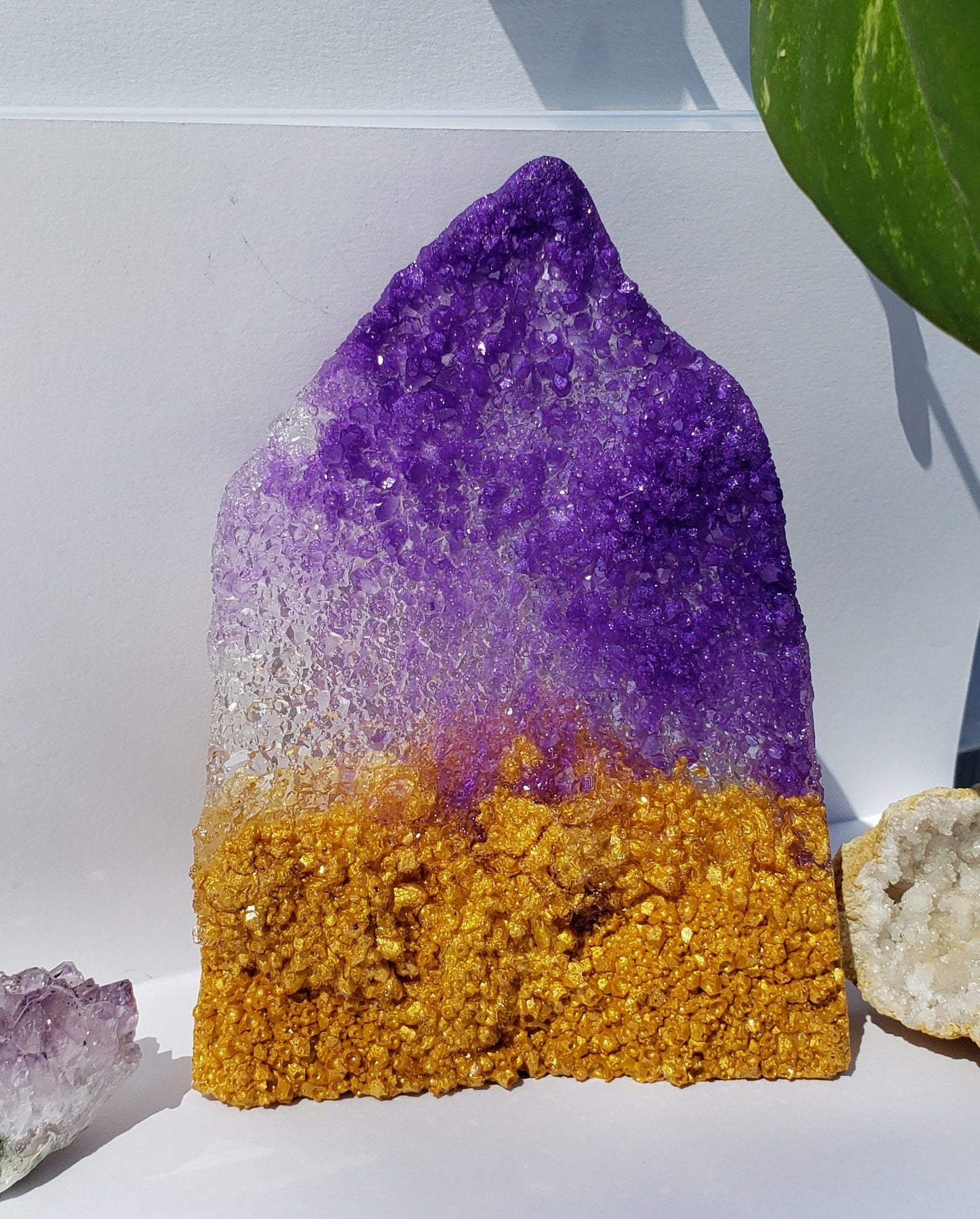 Druzy crystal tower