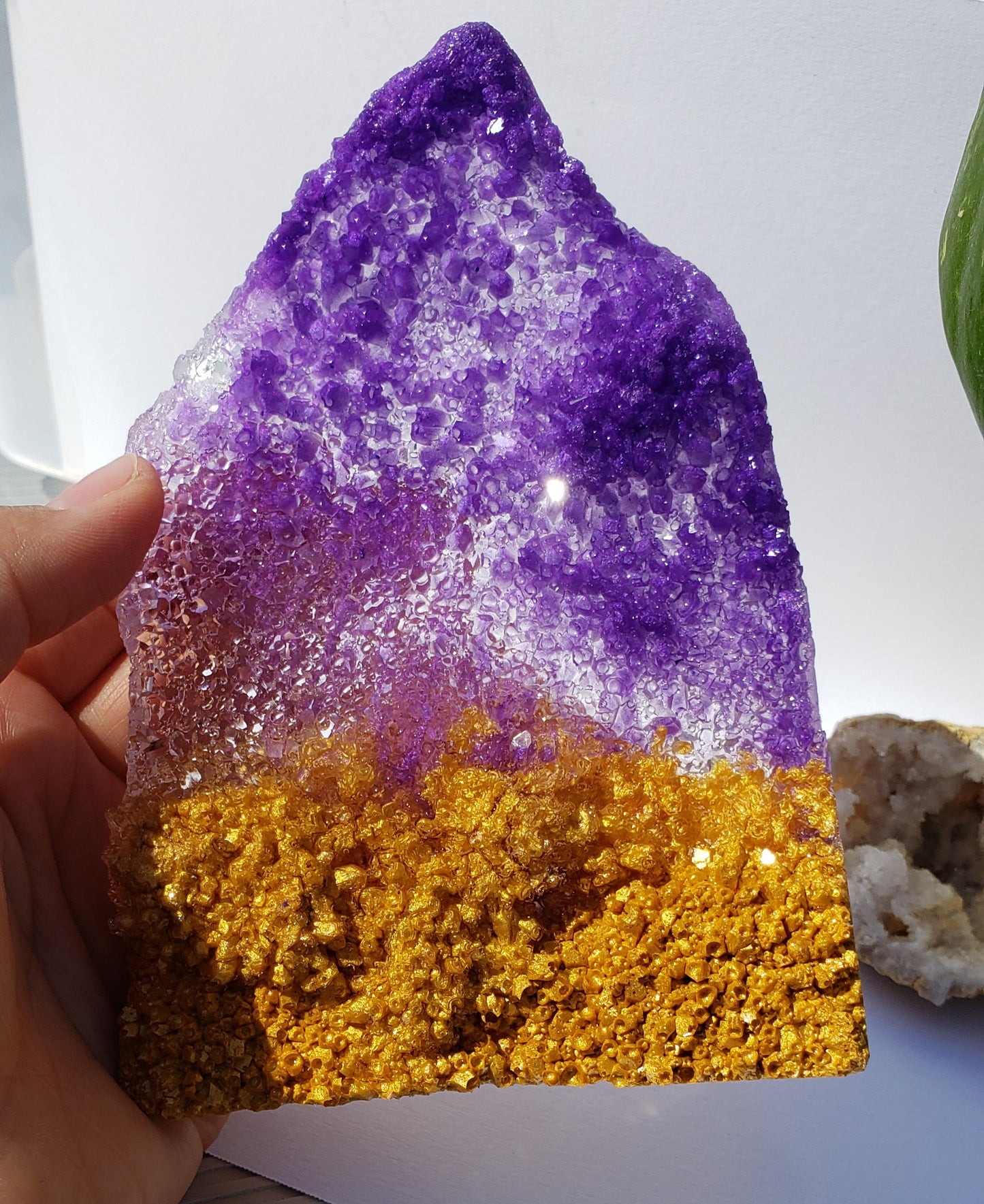 Druzy crystal tower