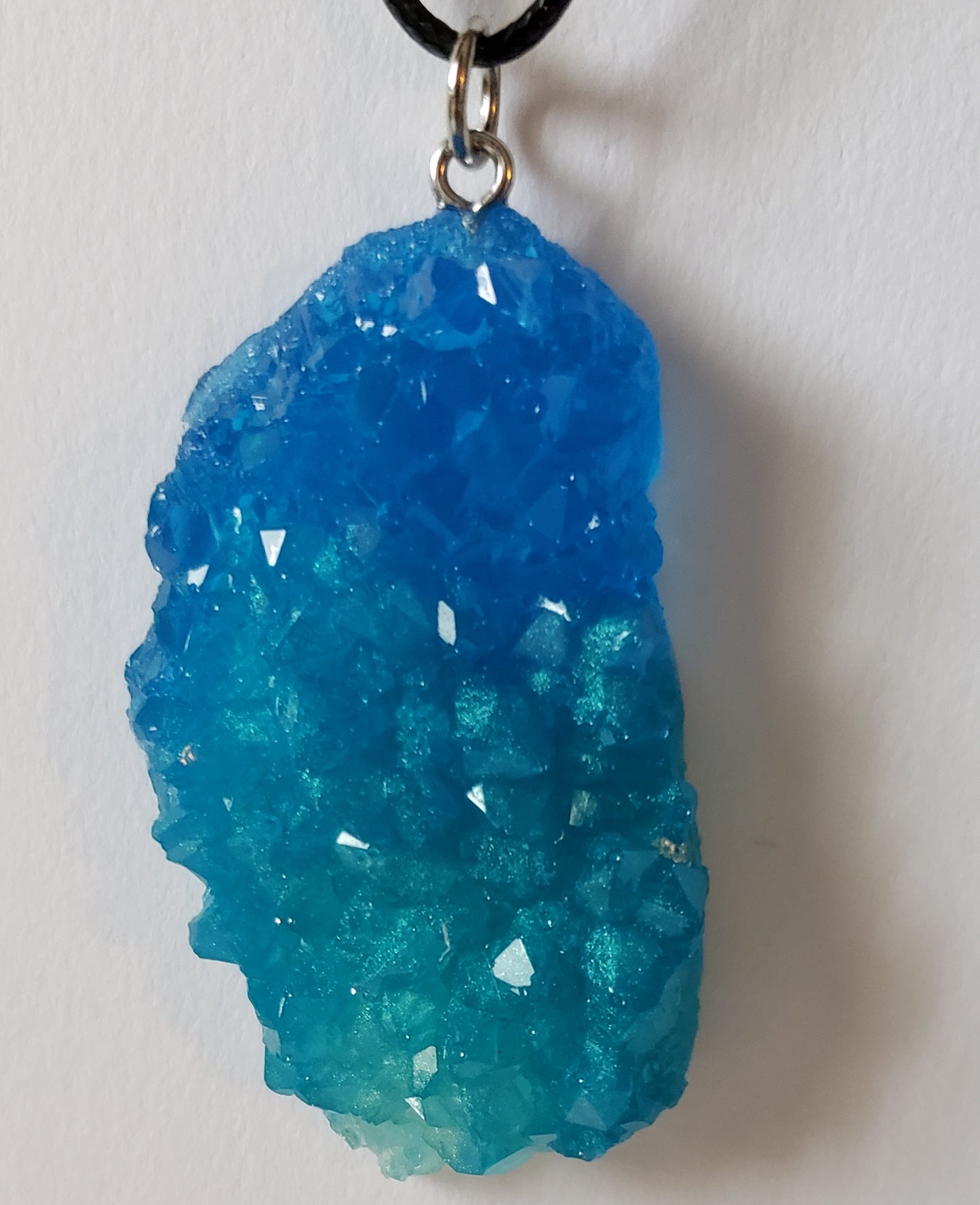 Druzy crystal necklace