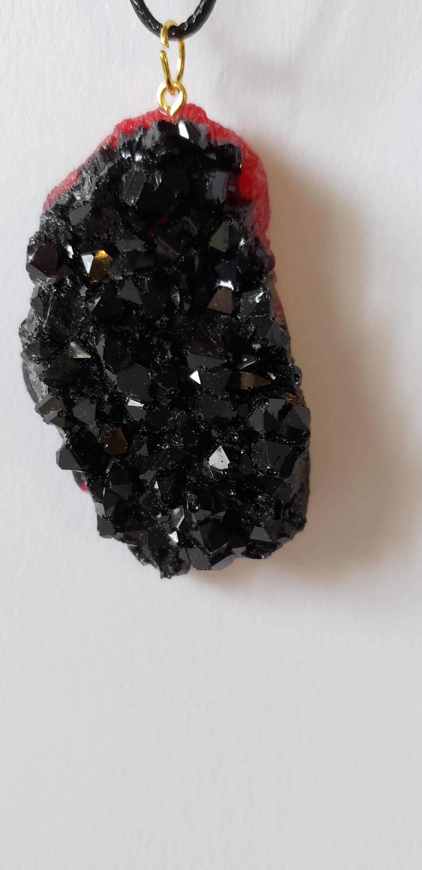 Druzy crystal necklace