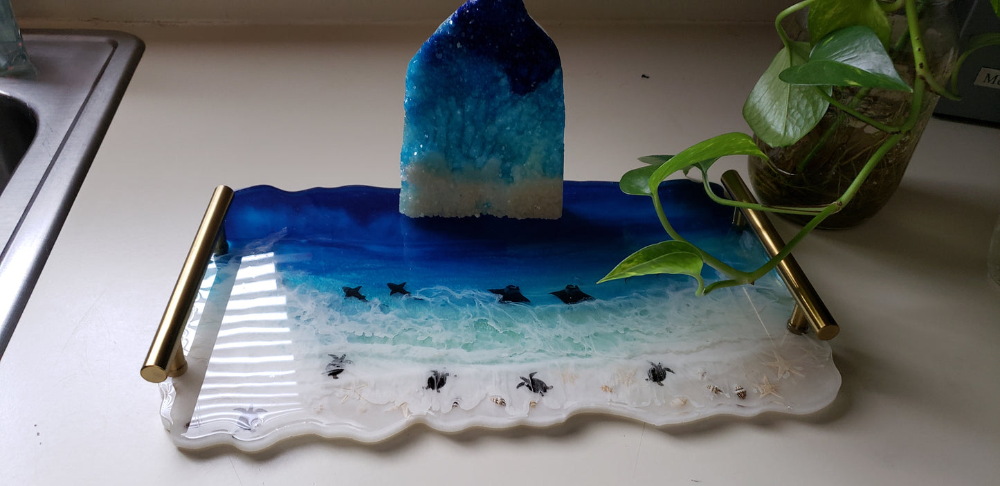 Sea Scape Trays