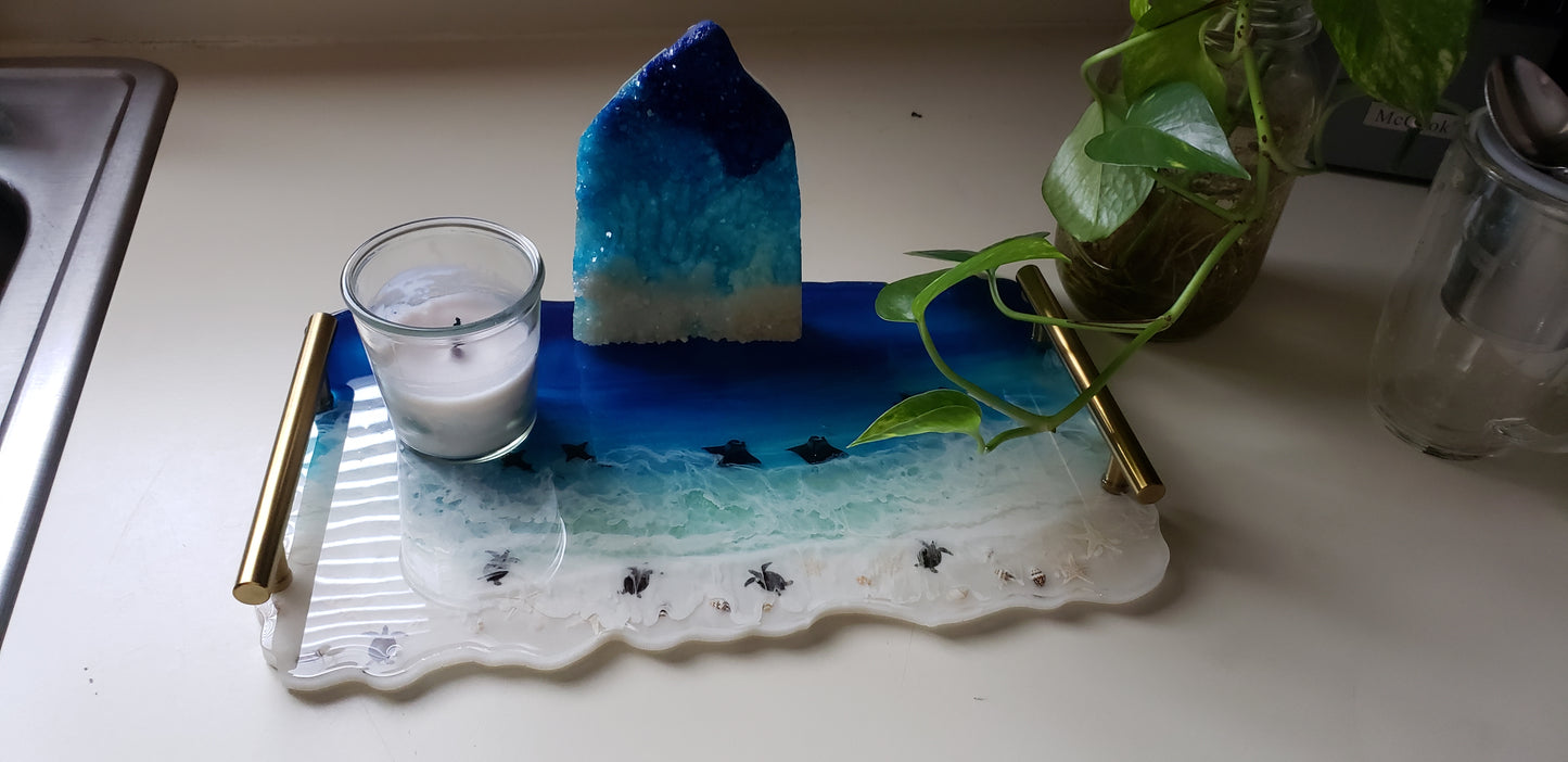 Sea Scape Trays