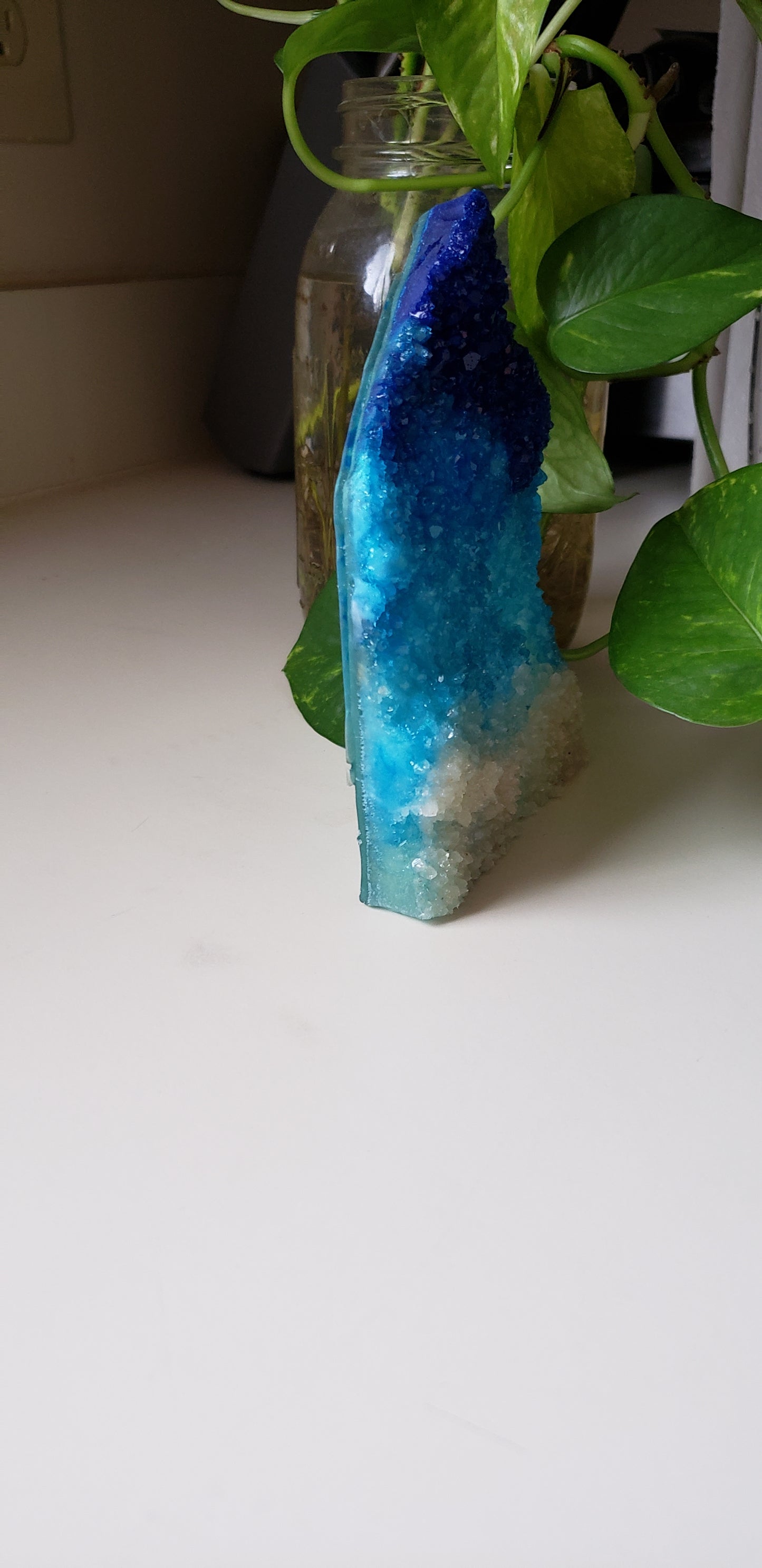 Druzy crystal tower