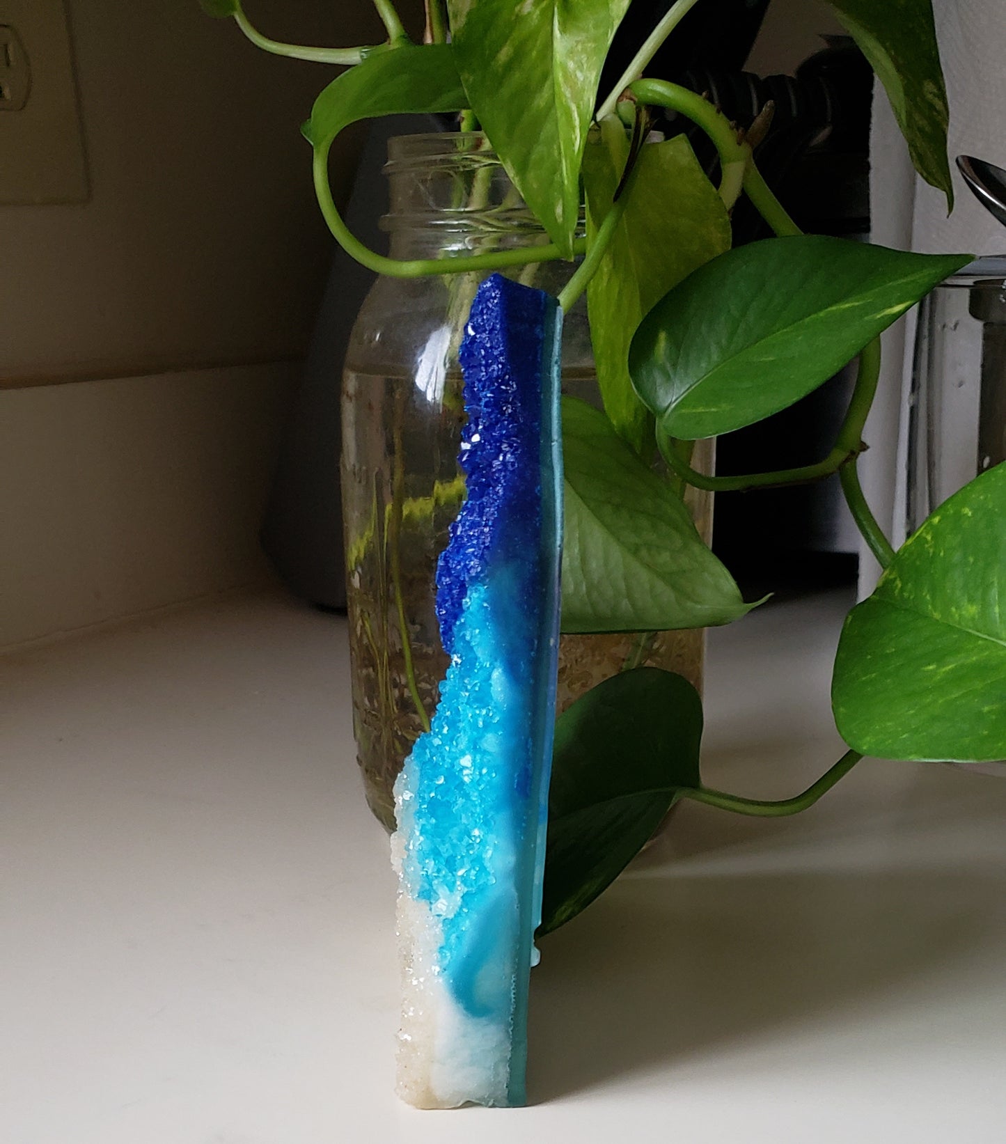 Druzy crystal tower