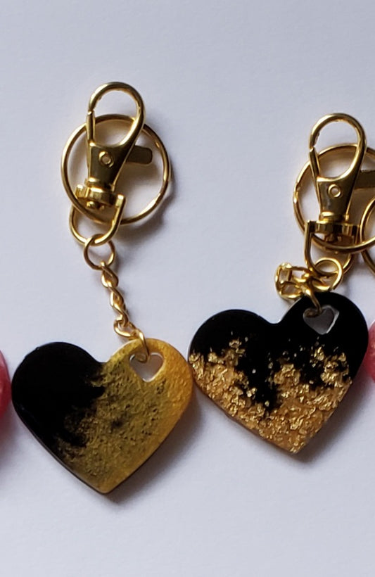 Heart keychains