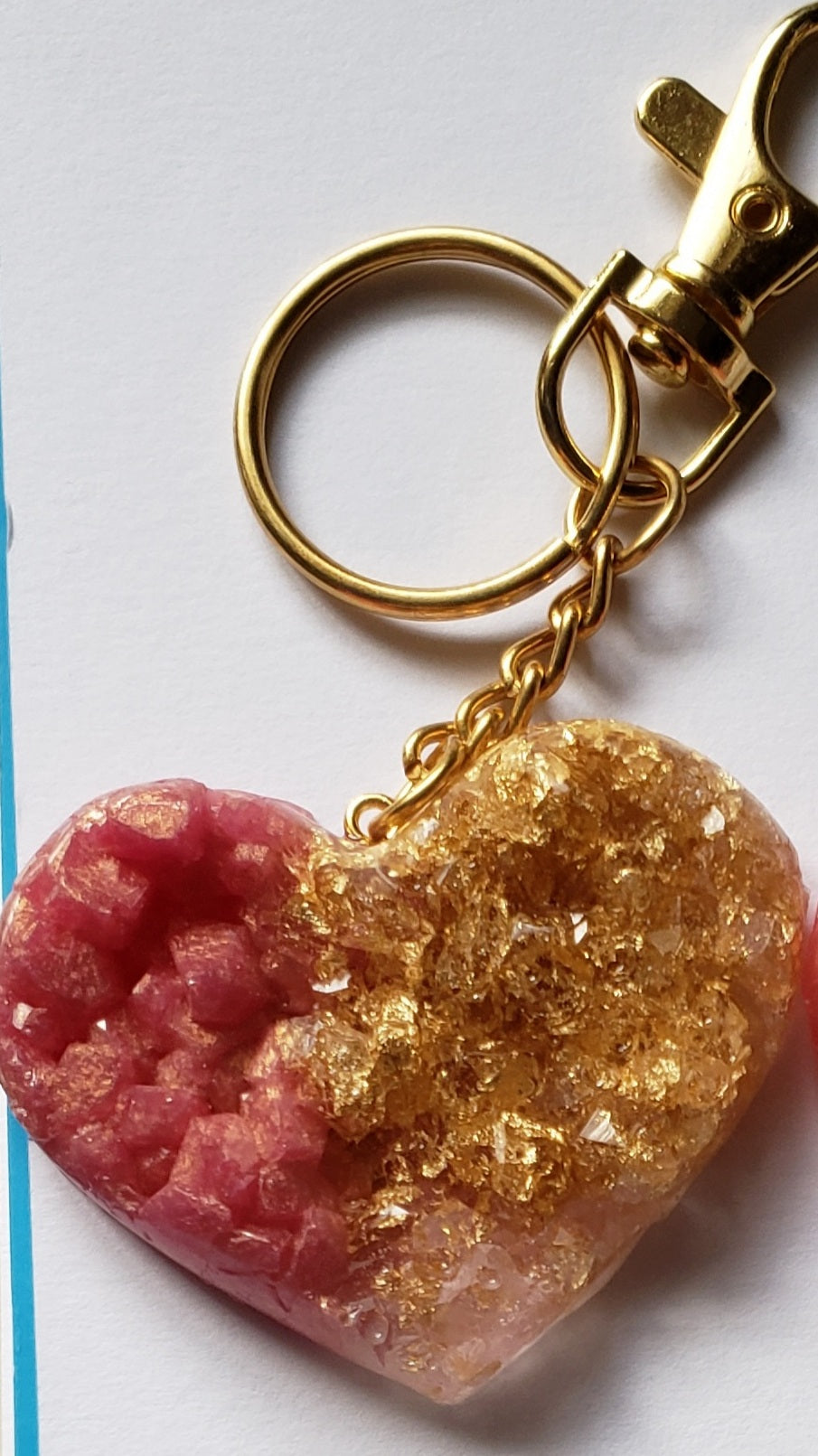 Heart keychains