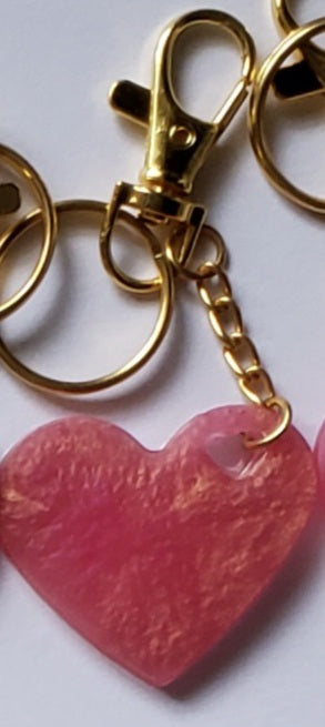 Heart keychains