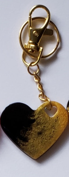 Heart keychains