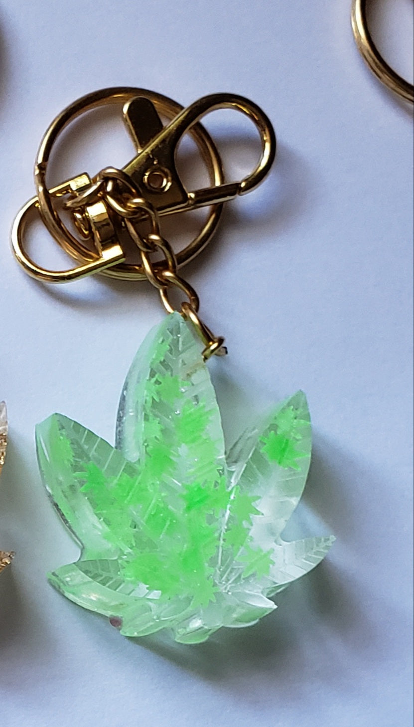 Leaf Keychain