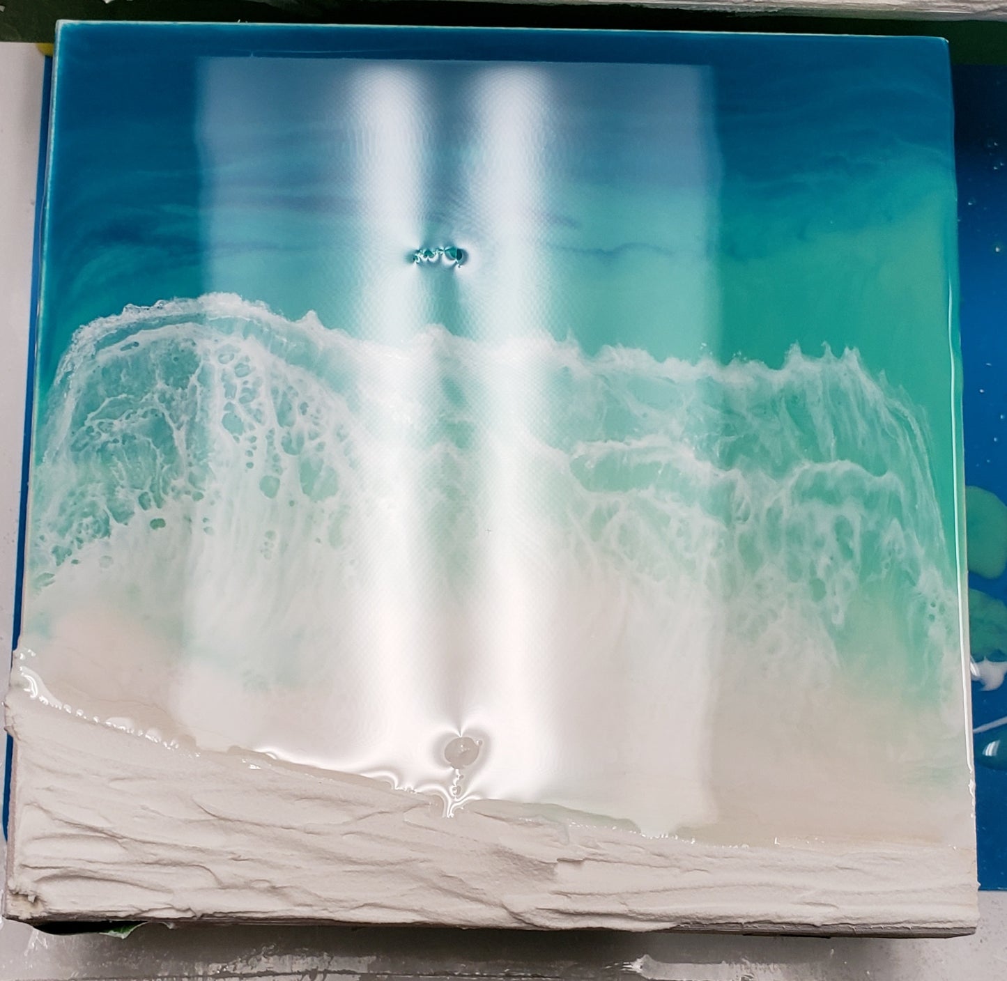 Beach/ocean Resin wall art