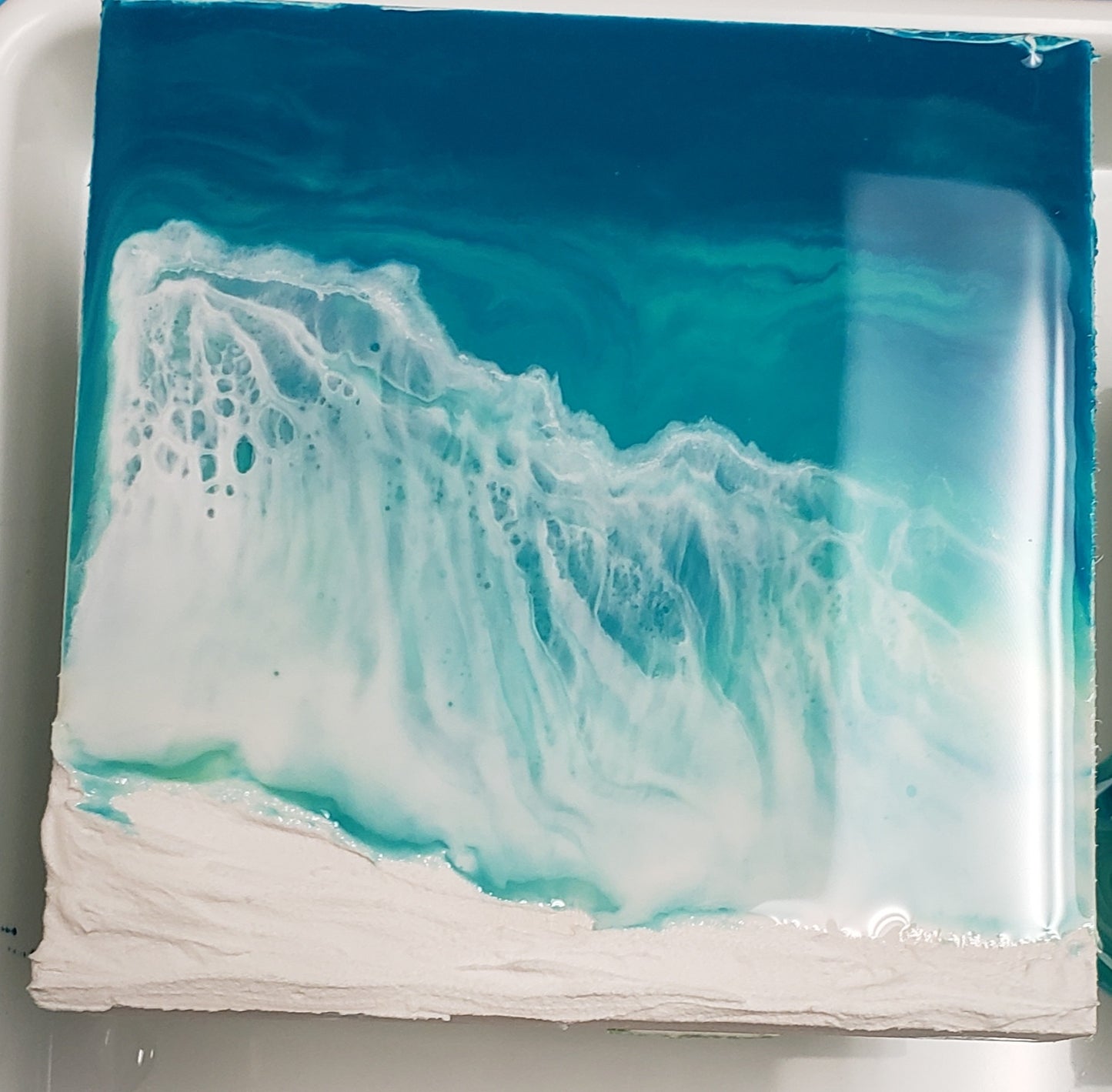 Beach/ocean Resin wall art