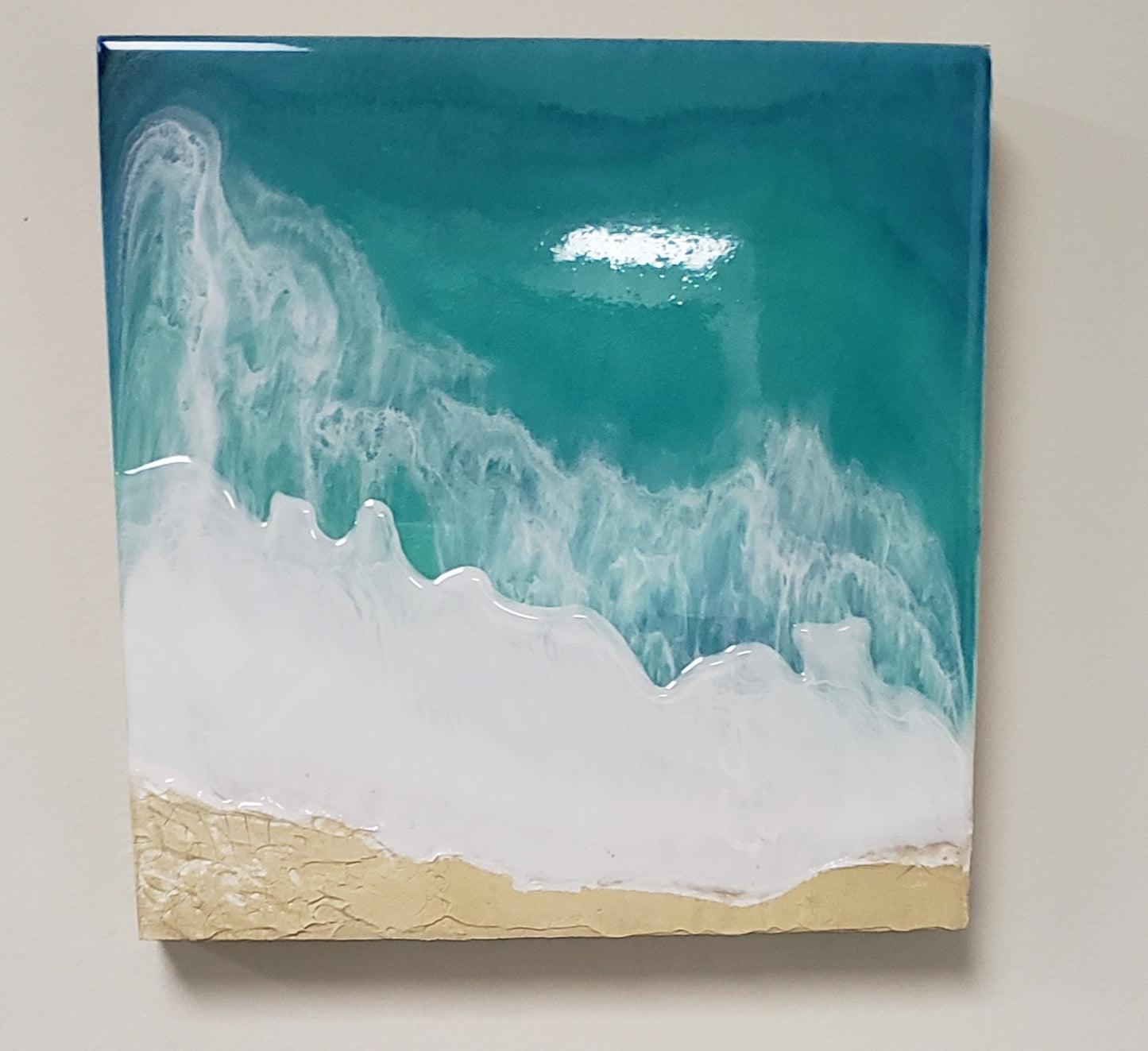 Beach/ocean Resin wall art