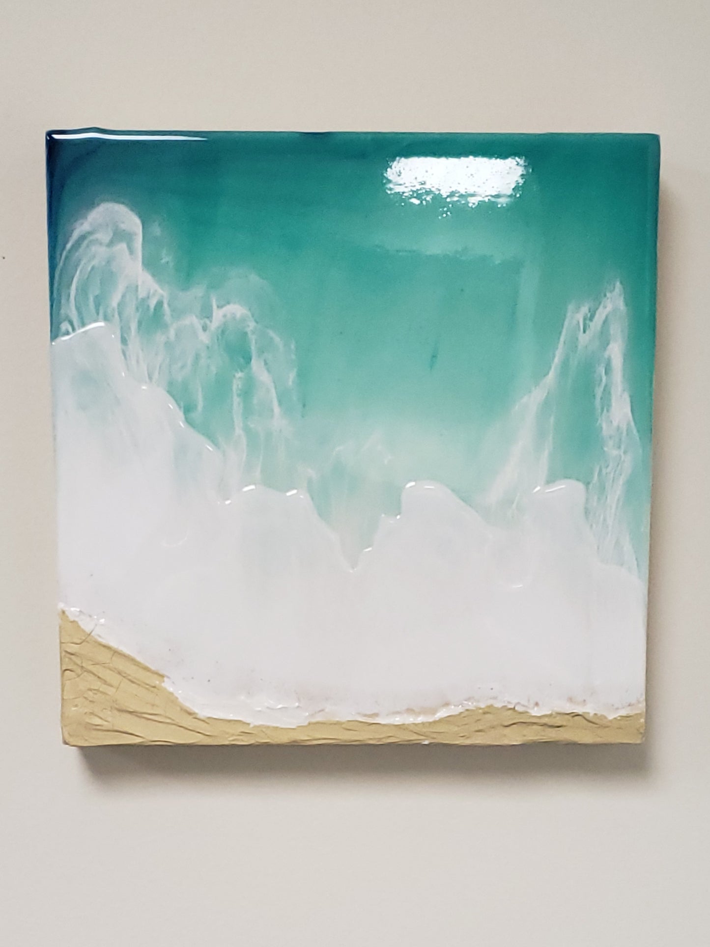 Beach/ocean Resin wall art