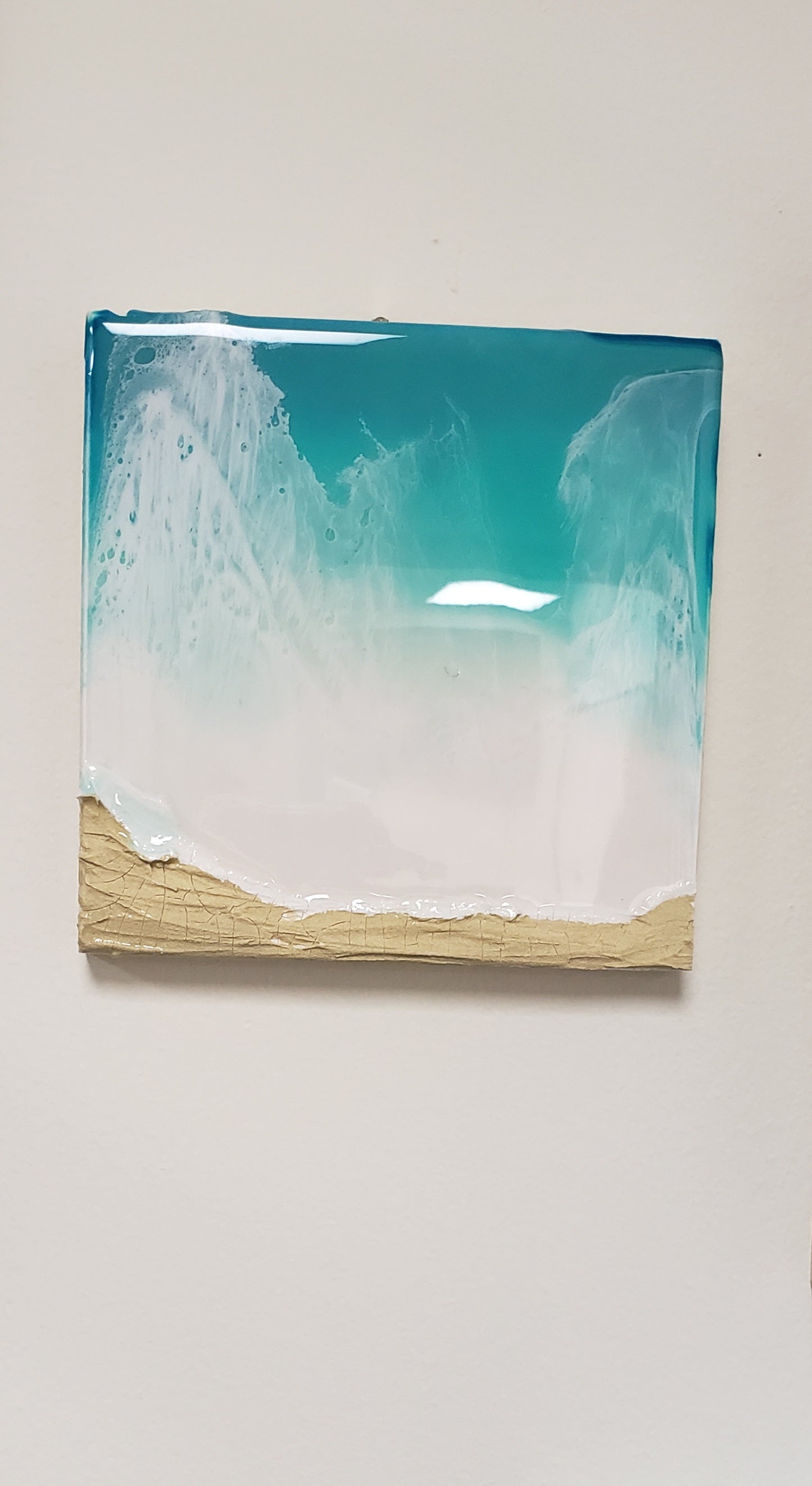 Beach/ocean Resin wall art