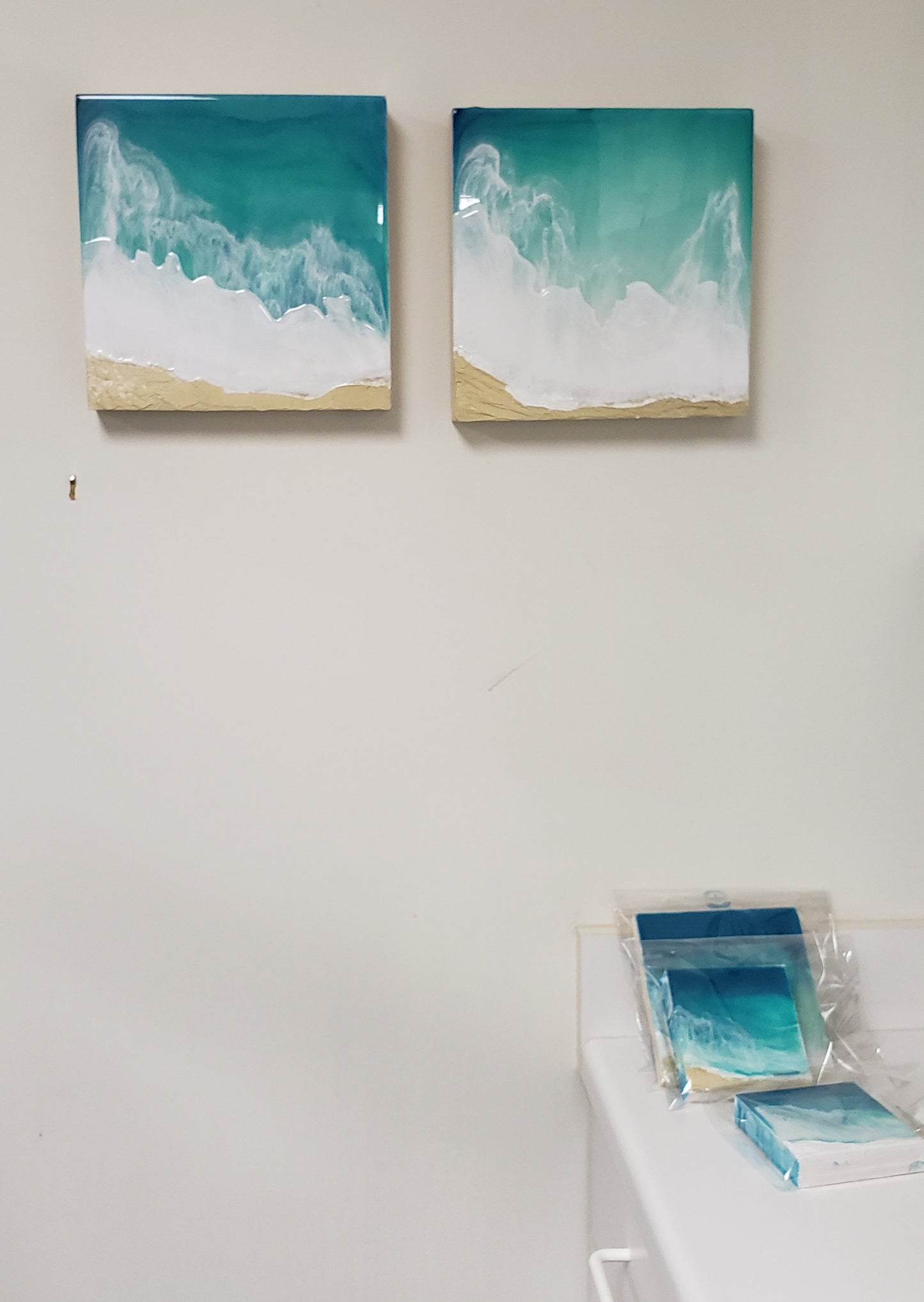 Beach/ocean Resin wall art