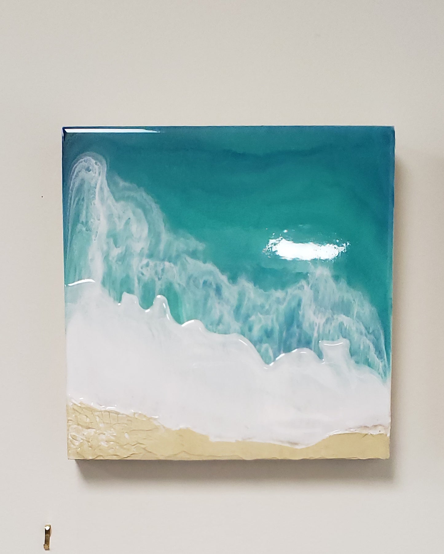 Beach/ocean Resin wall art